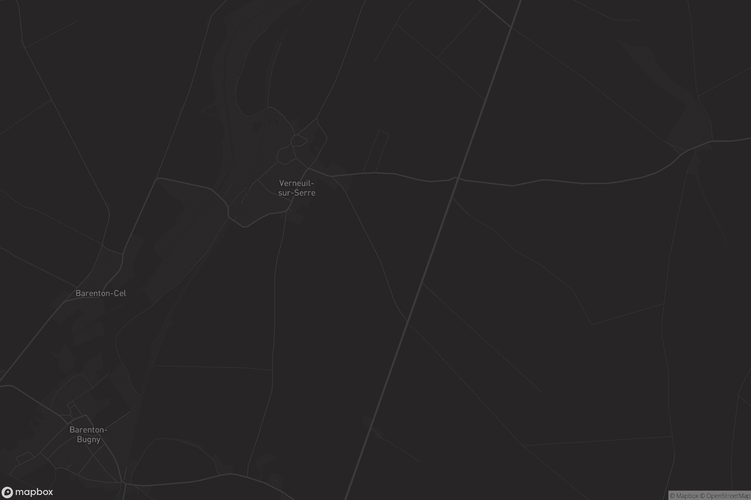 Carte de Verneuil-sur-Serre