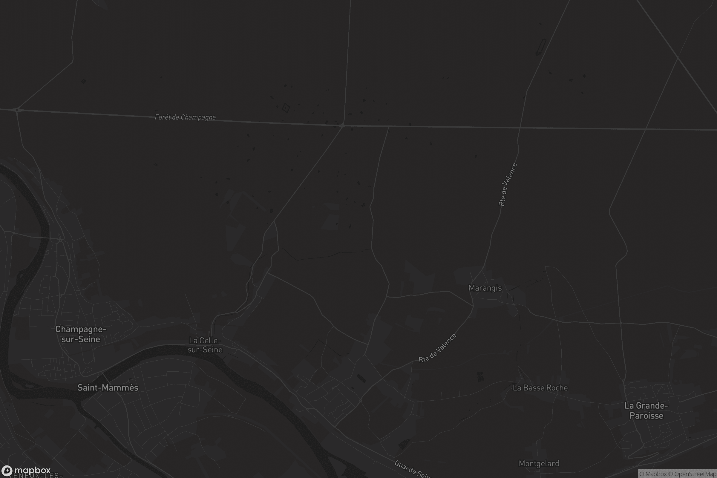 Carte de Vernou-la-Celle-sur-Seine