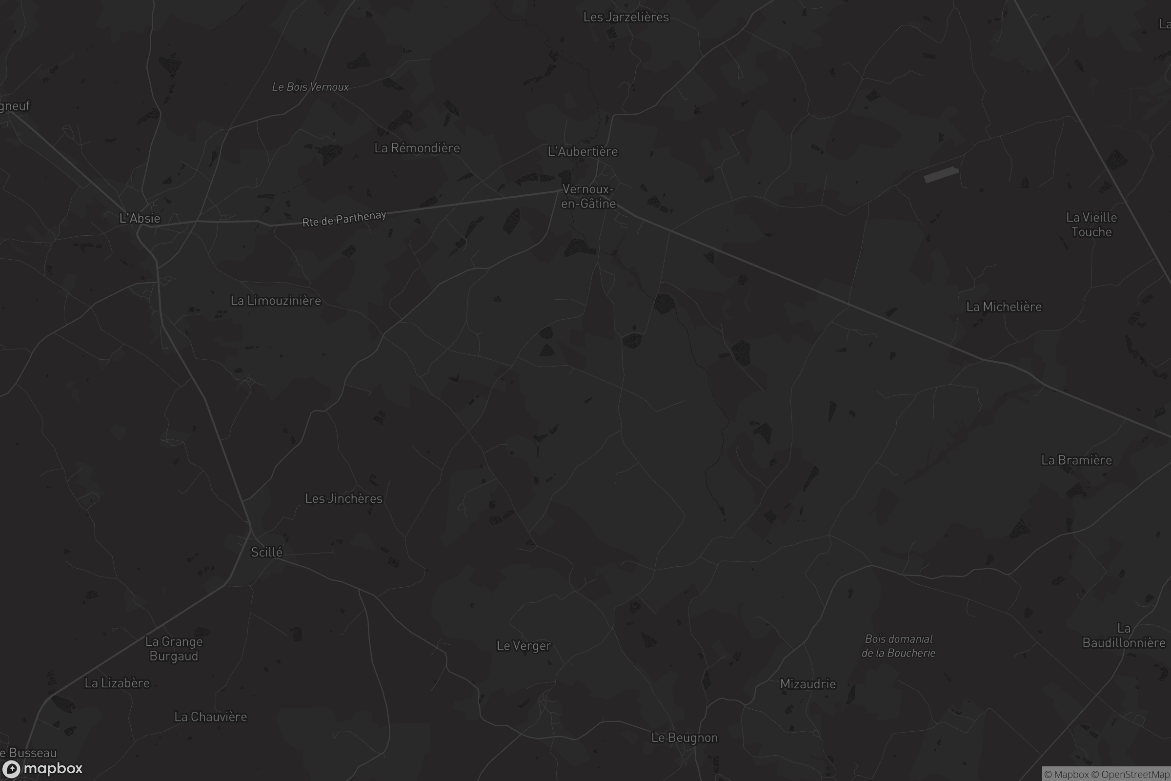 Carte de Vernoux-en-Gâtine