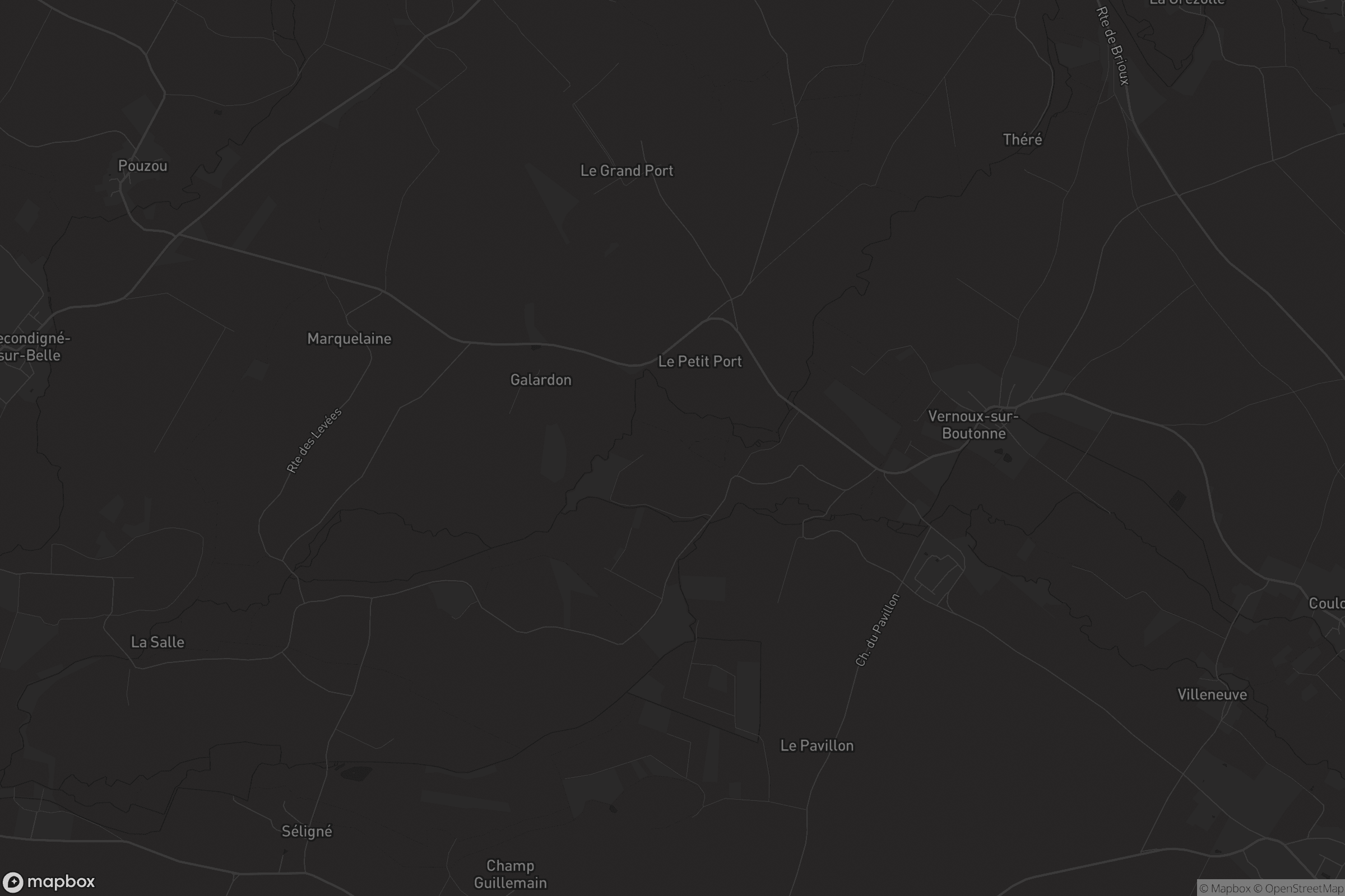 Carte de Vernoux-sur-Boutonne