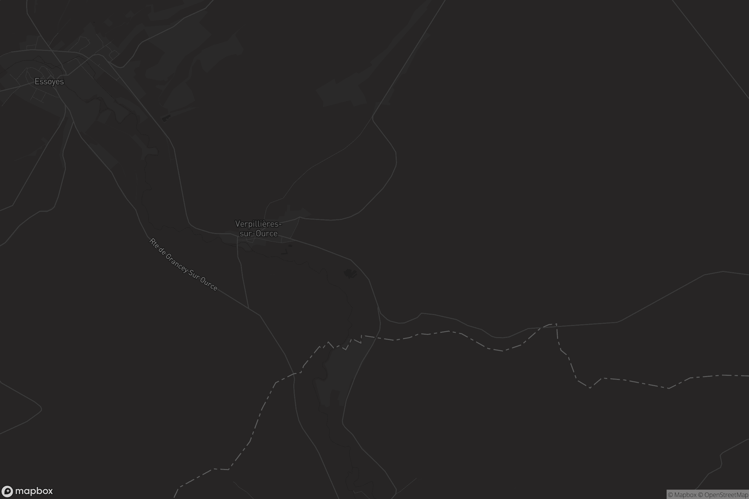 Carte de Verpillières-sur-Ource