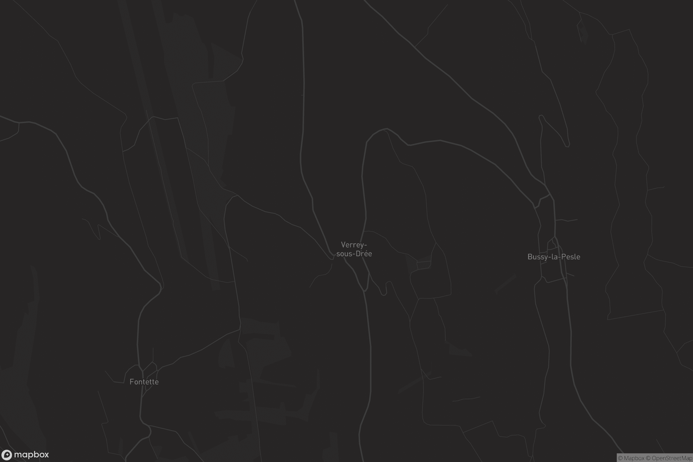 Carte de Verrey-sous-Drée