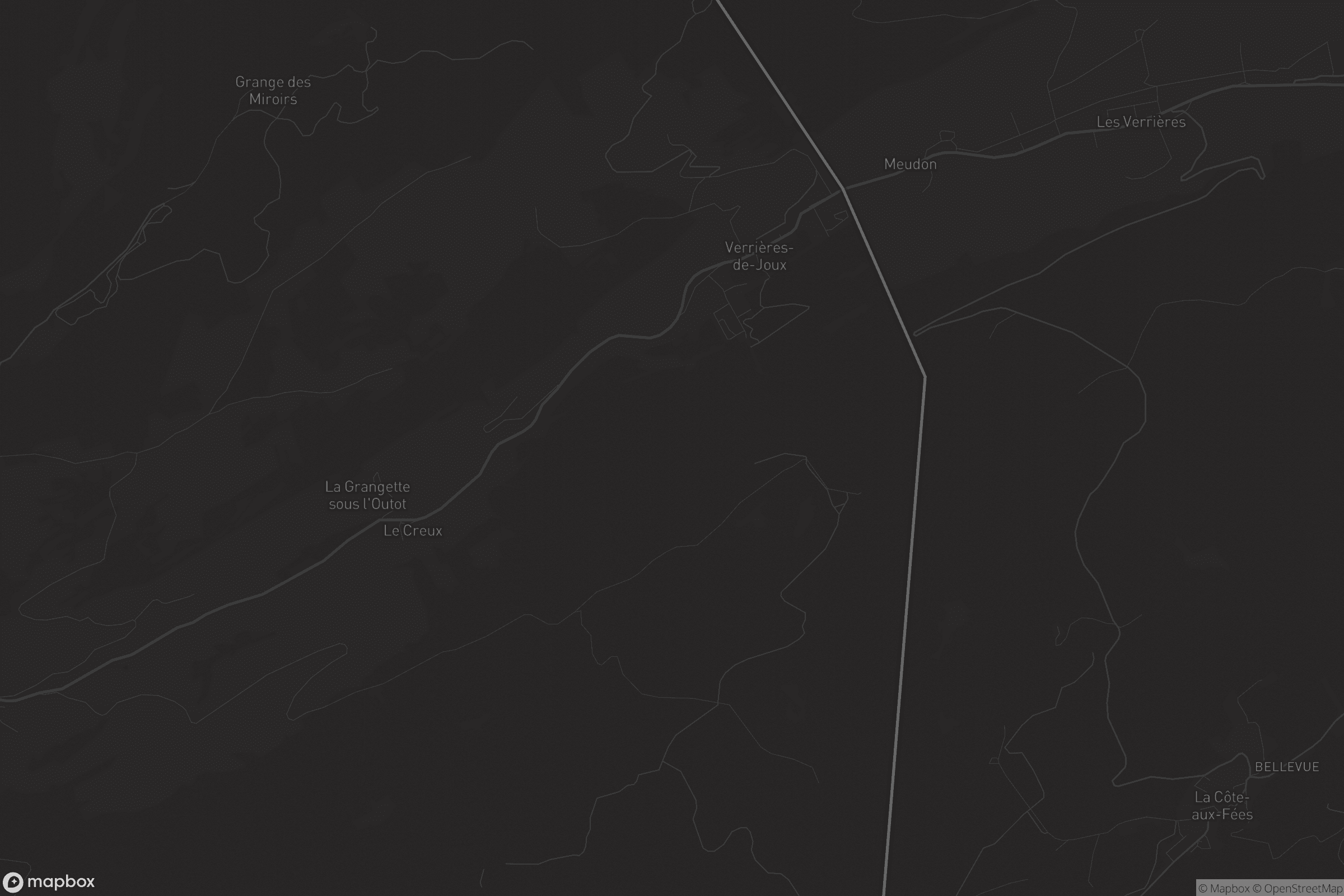 Carte de Verrières-de-Joux