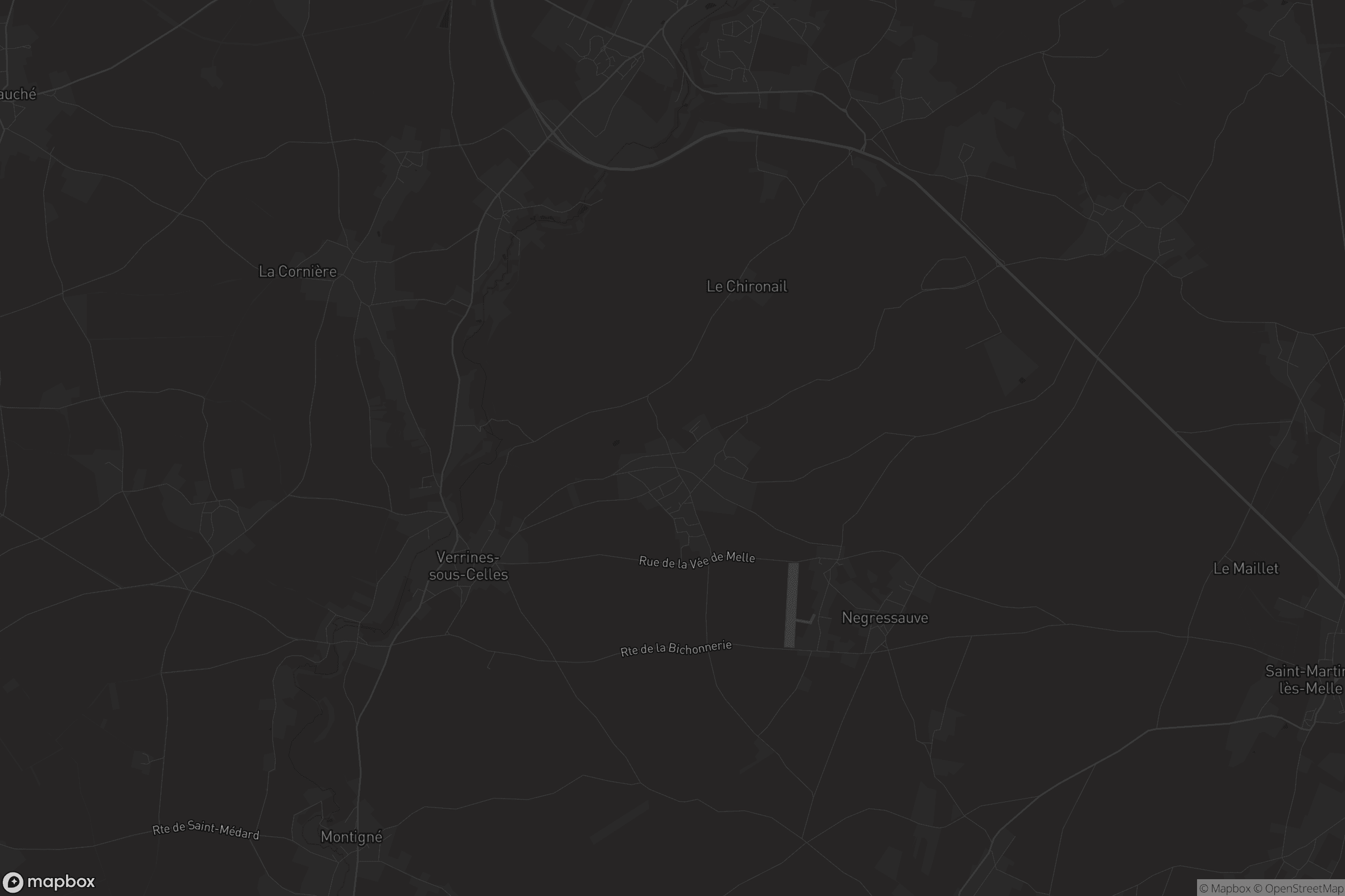 Carte de Verrines-sous-Celles