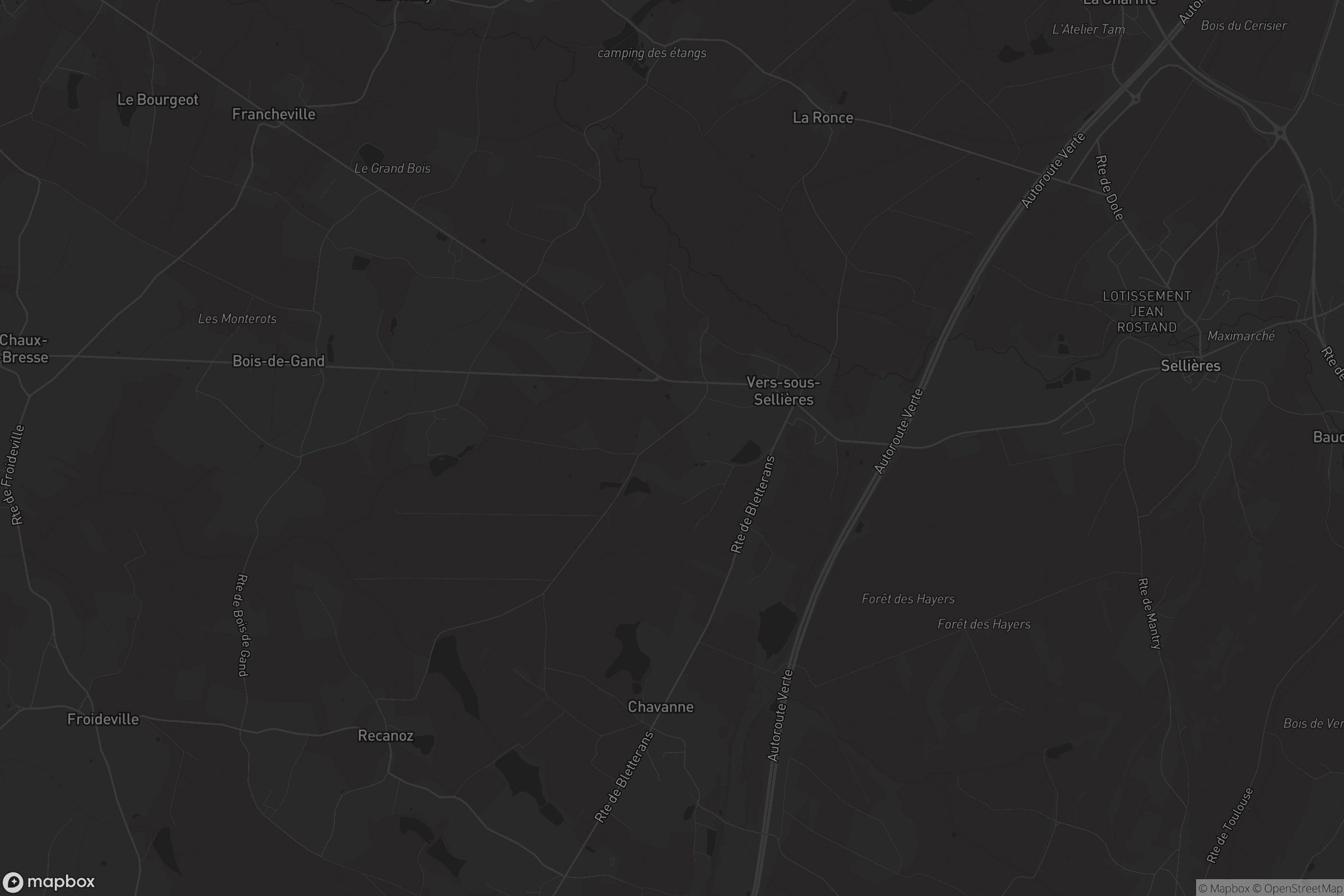 Carte de Vers-sous-Sellières