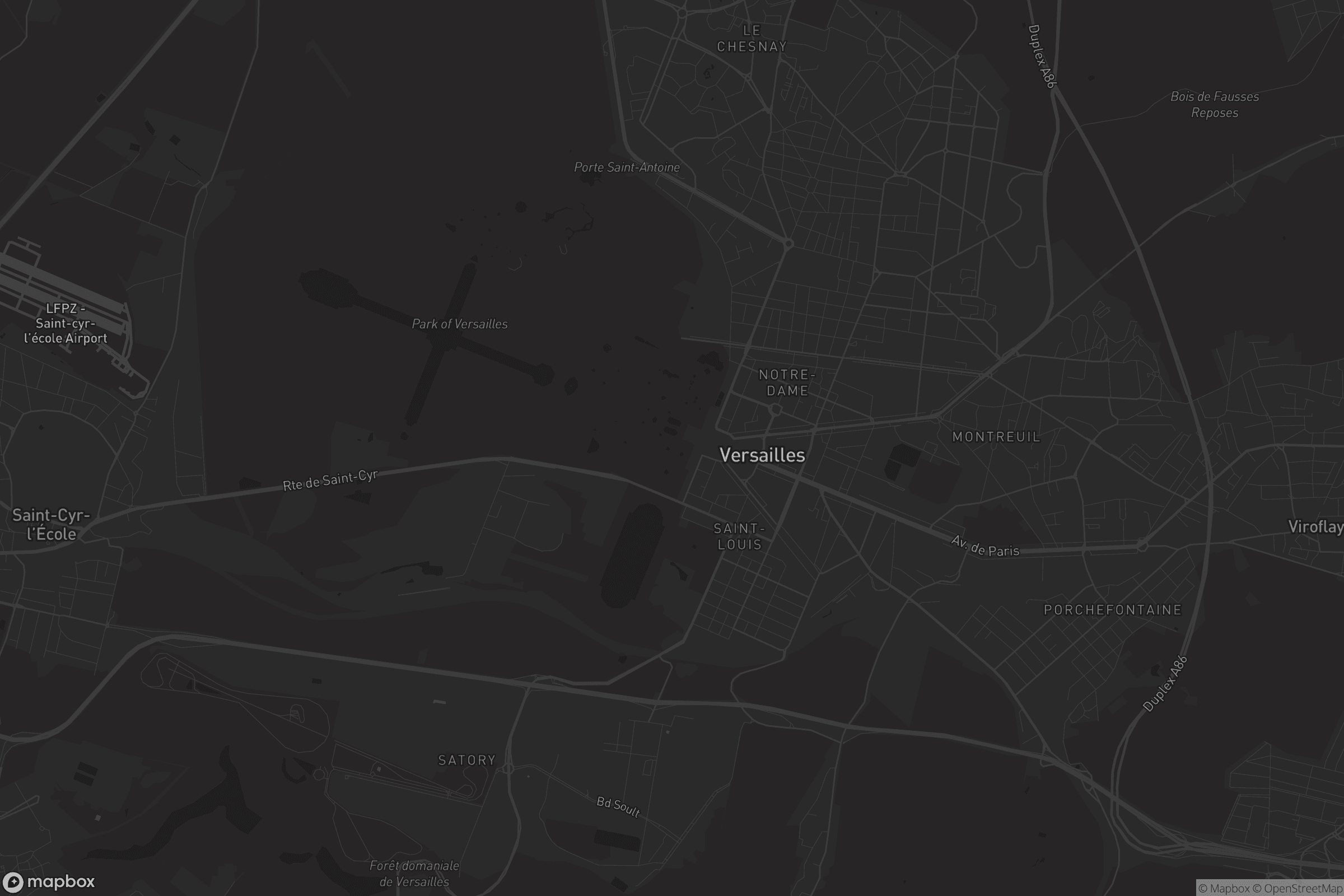 Carte de Versailles