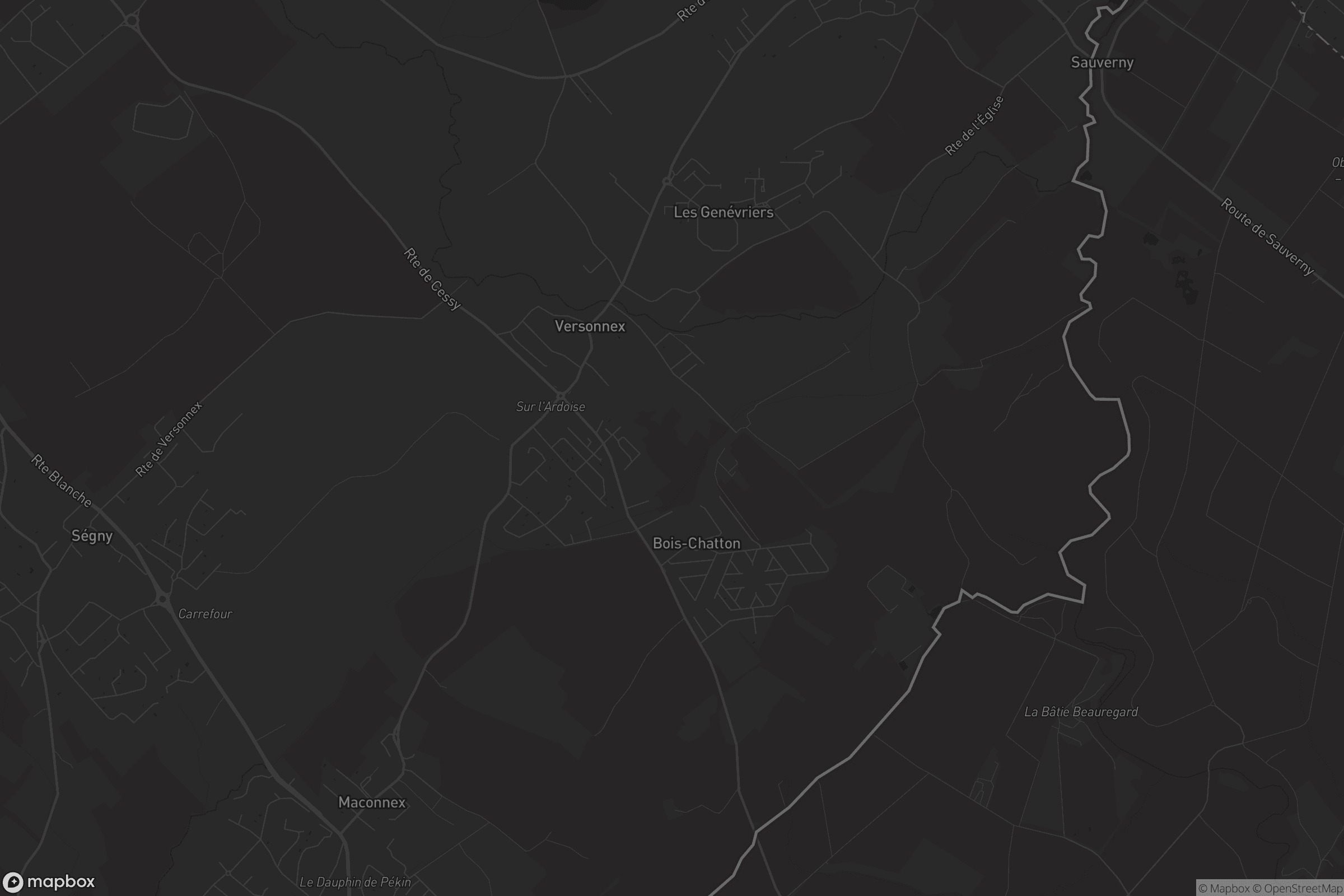 Carte de Versonnex