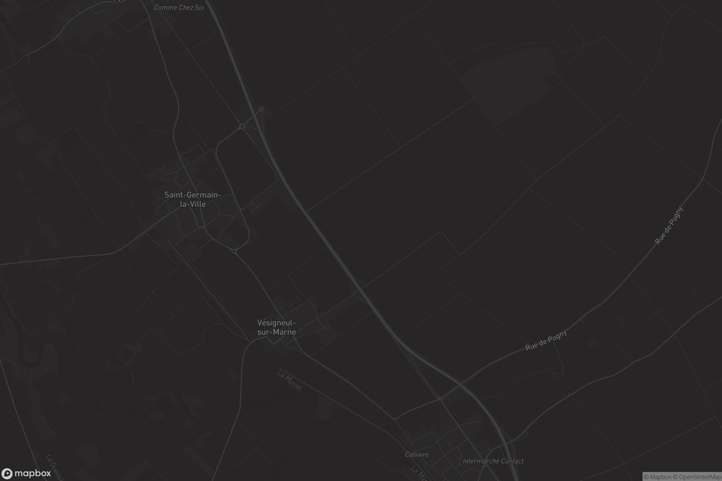 Carte de Vésigneul-sur-Marne