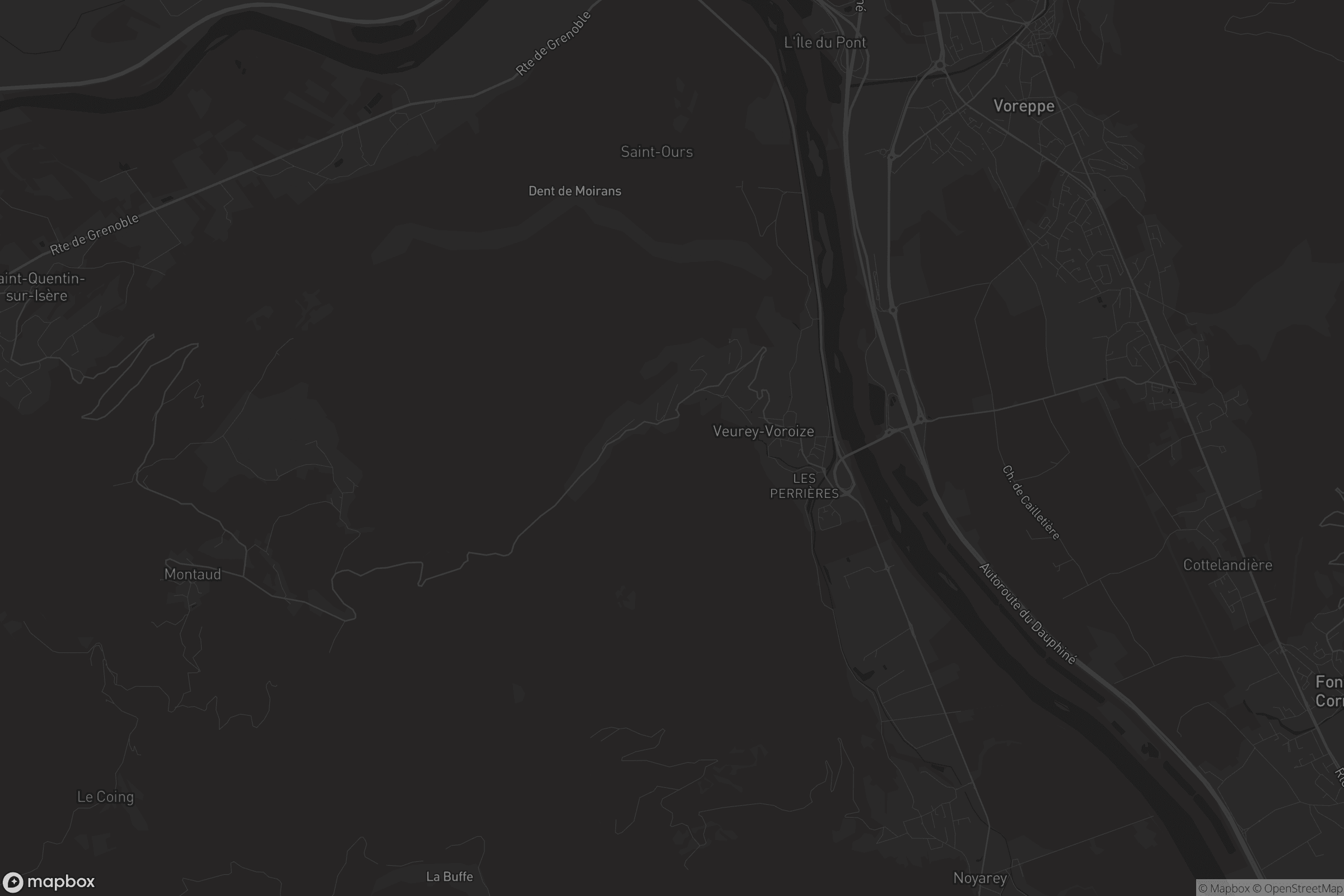 Carte de Veurey-Voroize