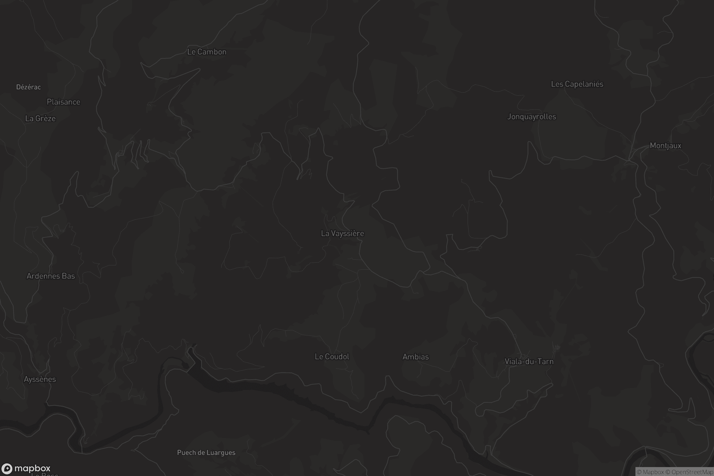 Carte de Viala-du-Tarn