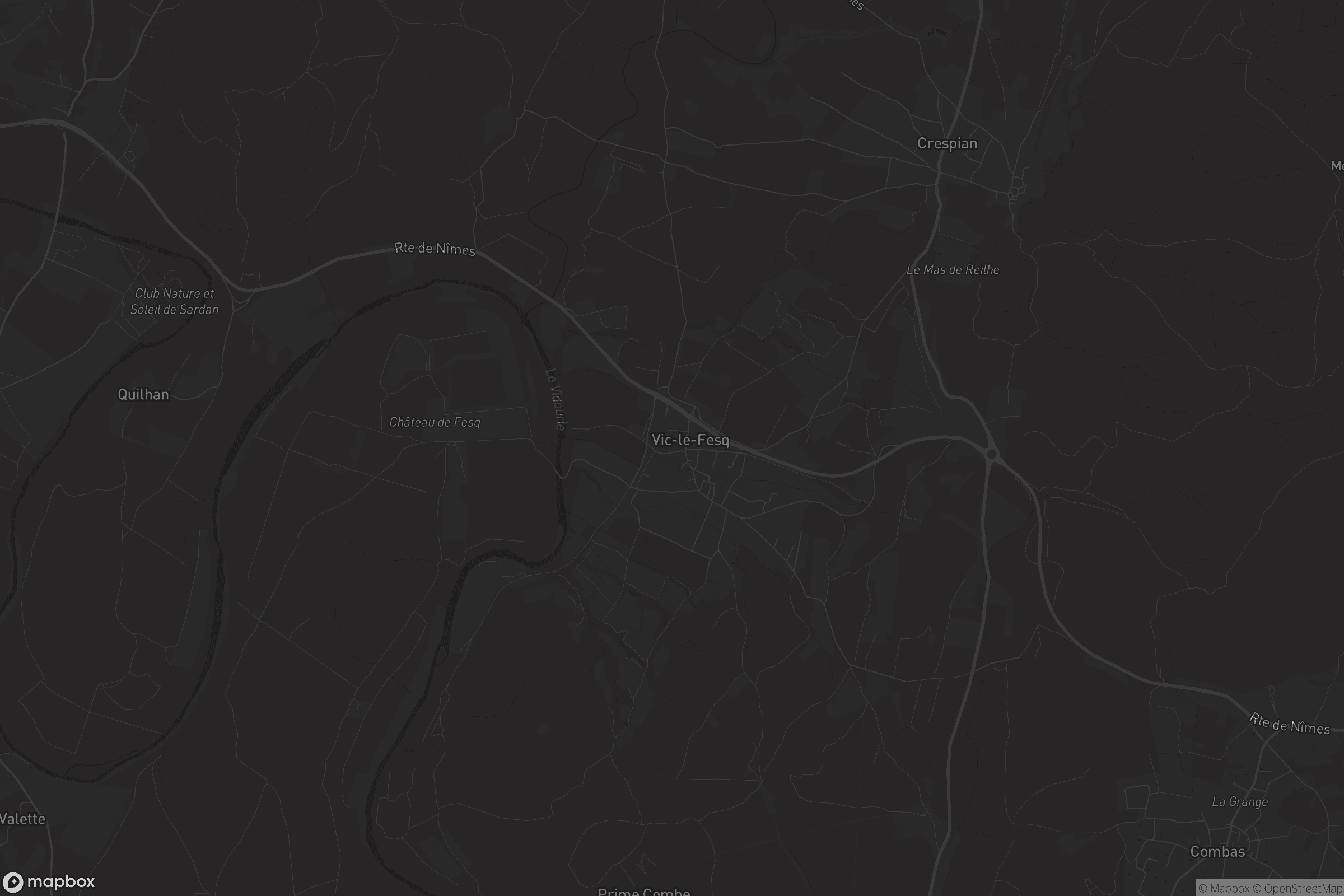 Carte de Vic-le-Fesq