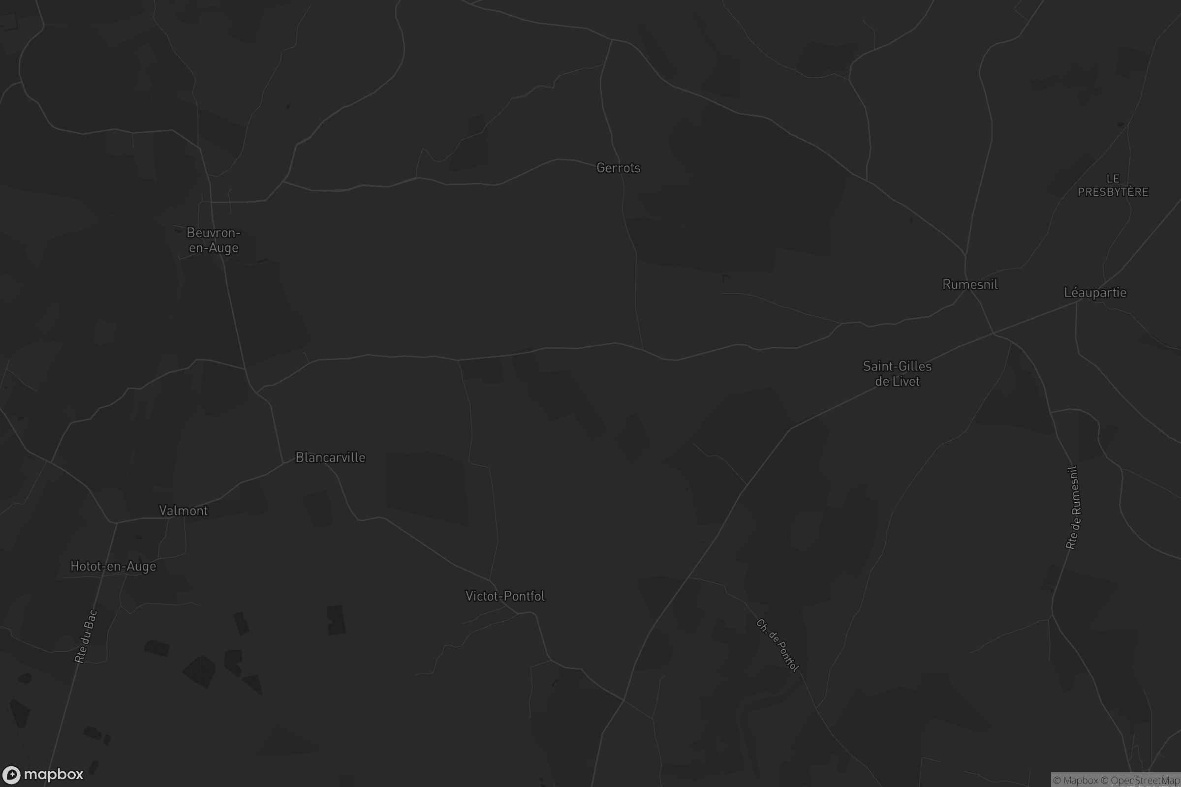 Carte de Victot-en-Auge