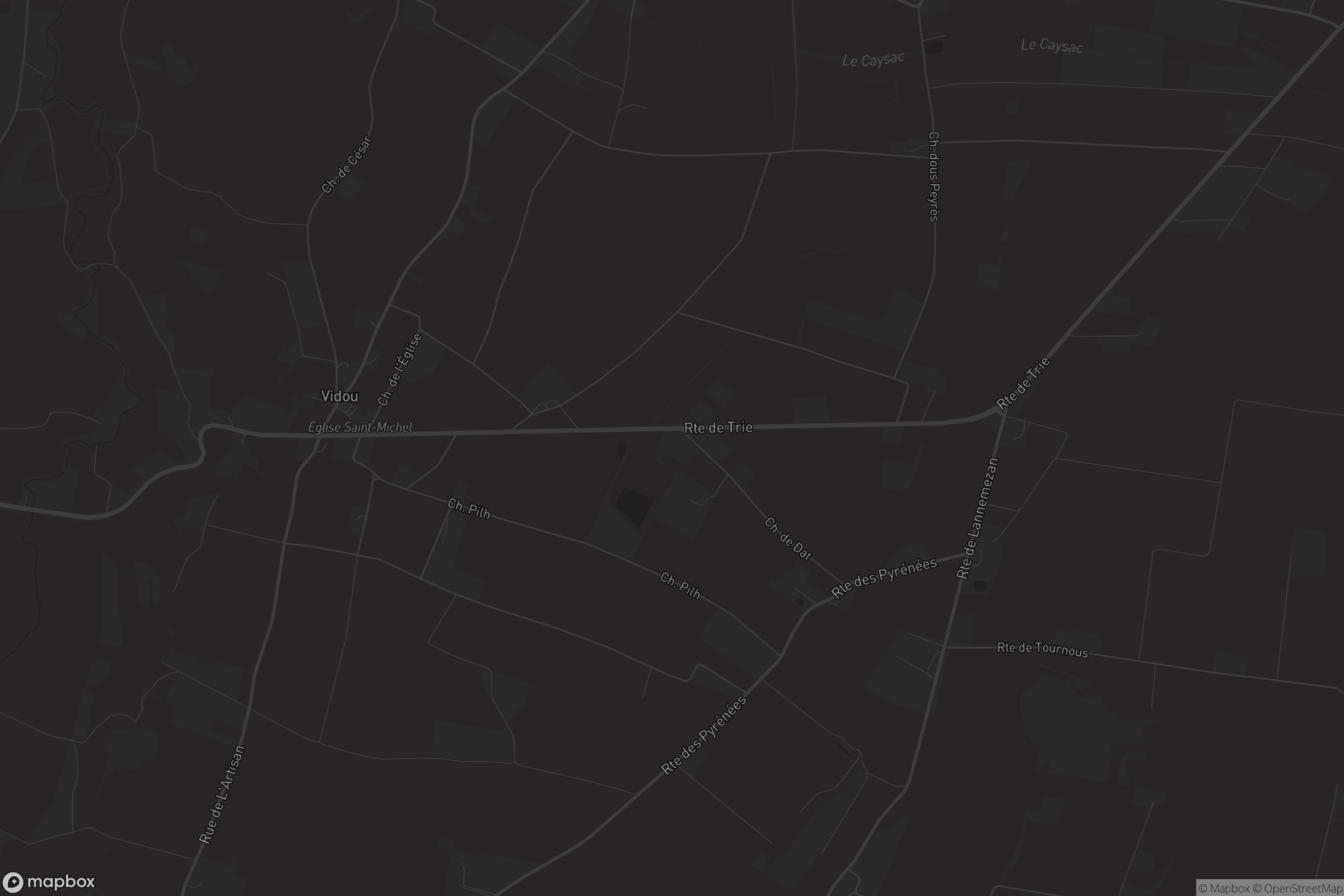 Carte de Vidou