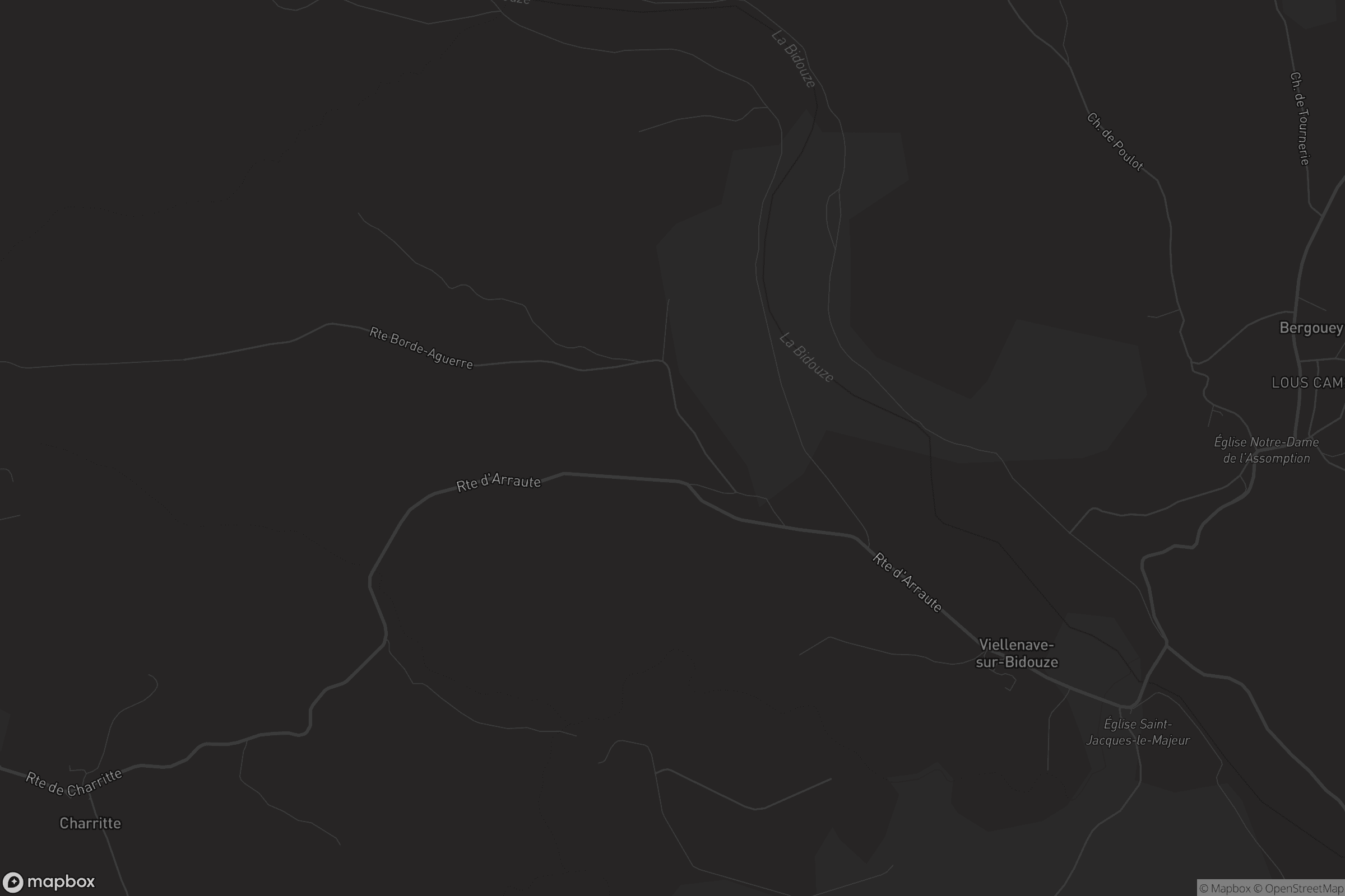 Carte de Viellenave-sur-Bidouze