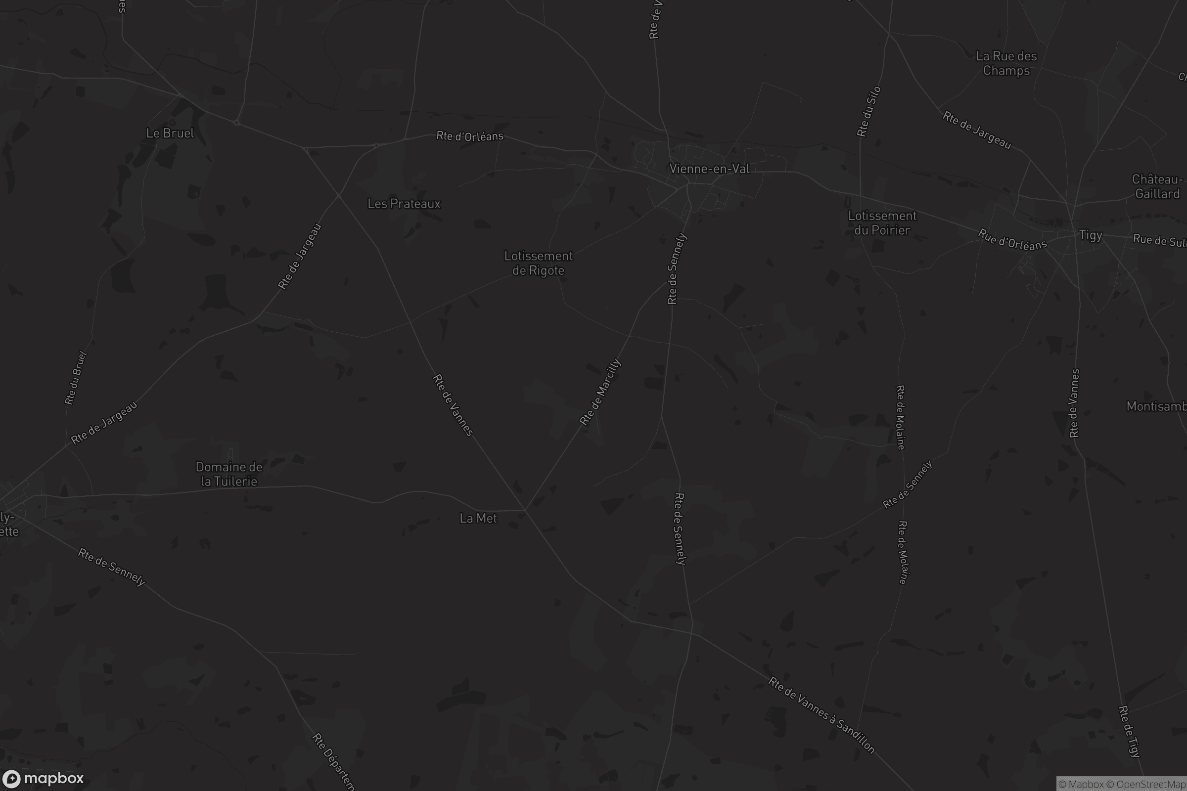 Carte de Vienne-en-Val