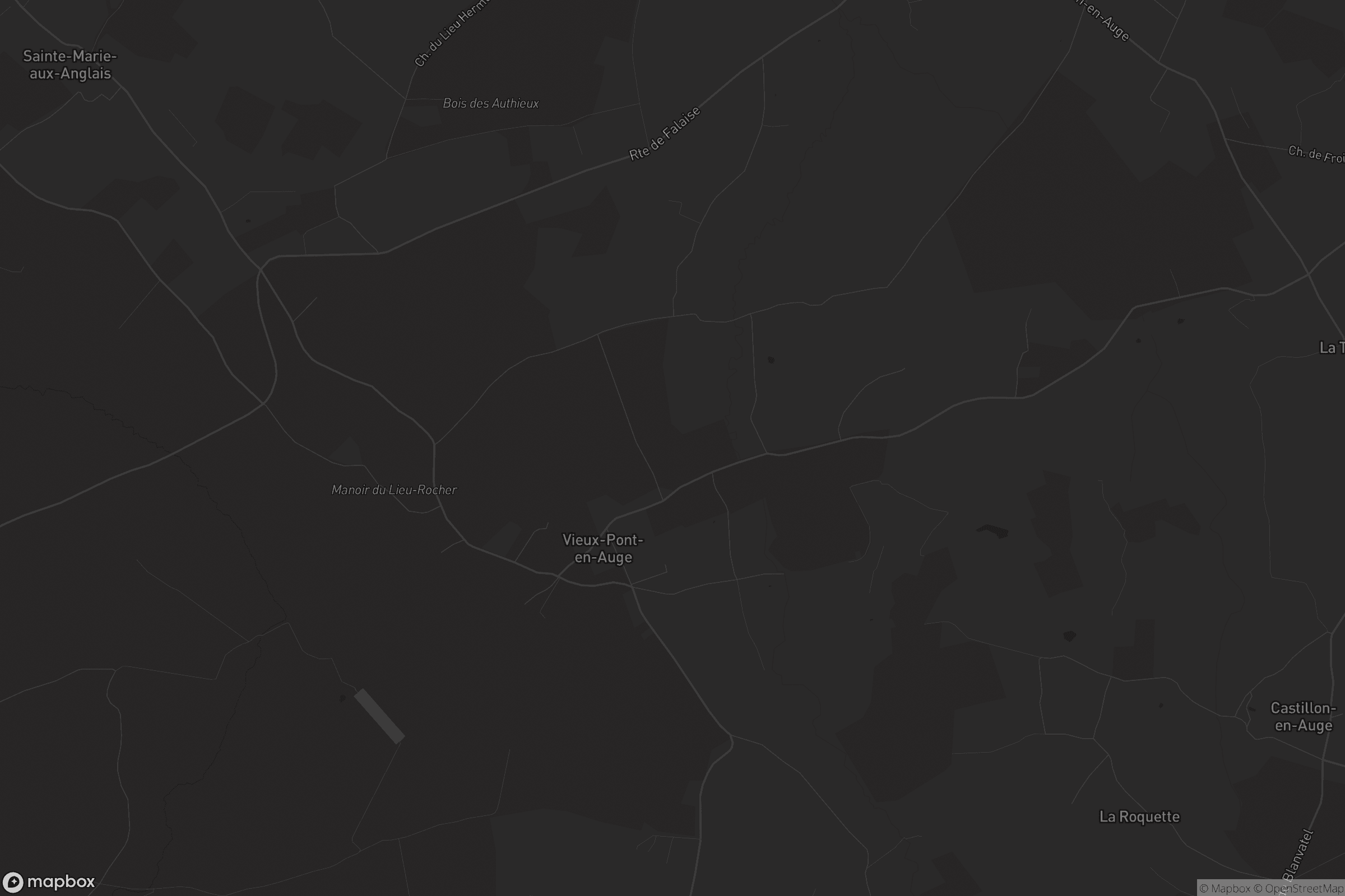 Carte de Vieux-Pont-en-Auge