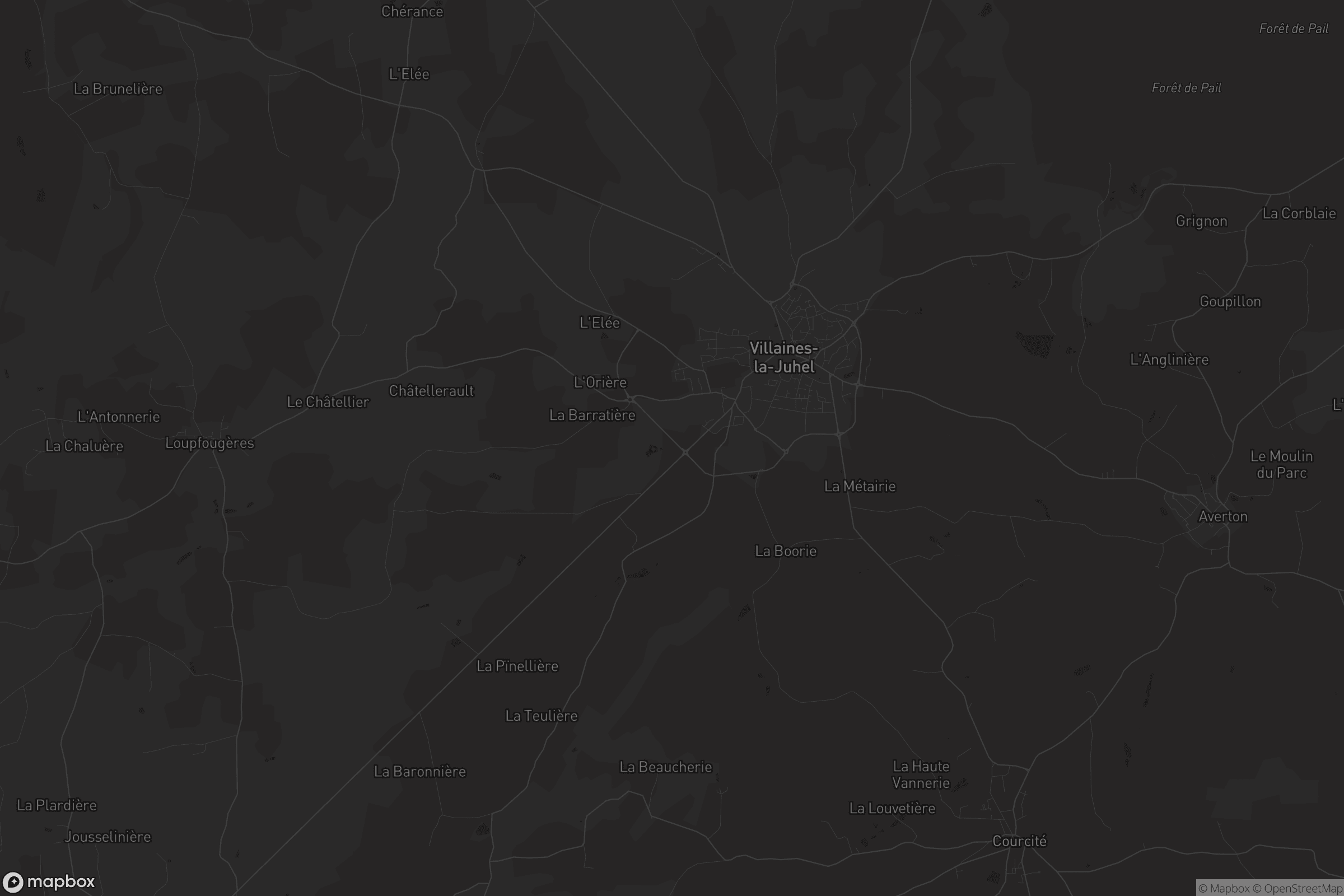 Carte de Villaines-la-Juhel