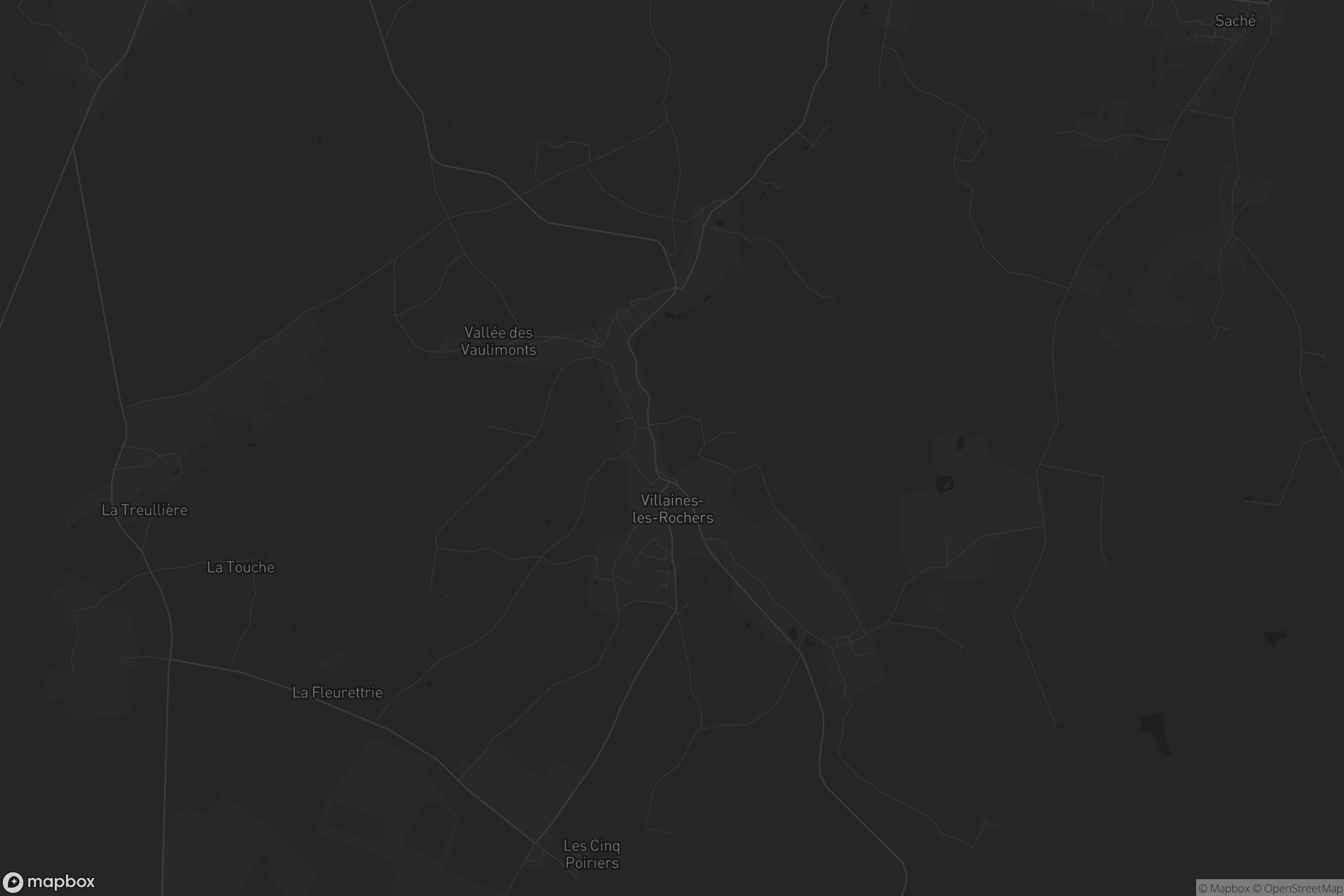 Carte de Villaines-les-Rochers