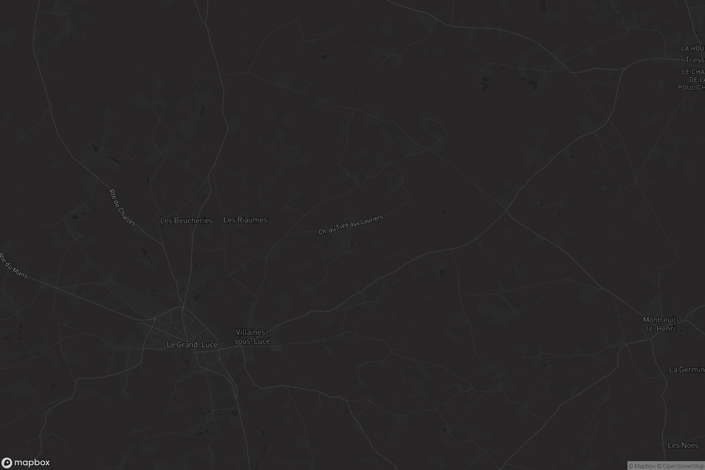 Carte de Villaines-sous-Lucé