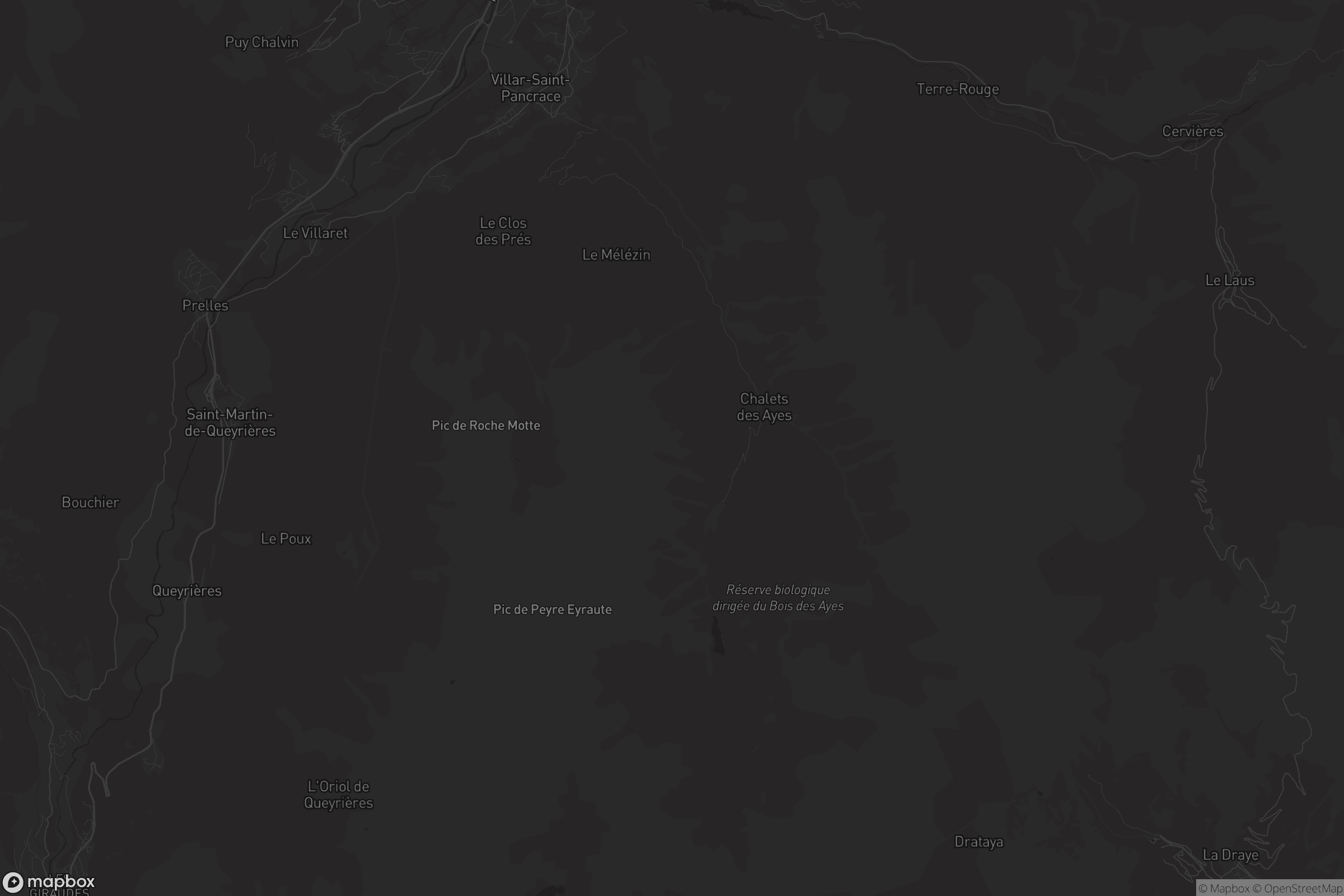 Carte de Villar-Saint-Pancrace