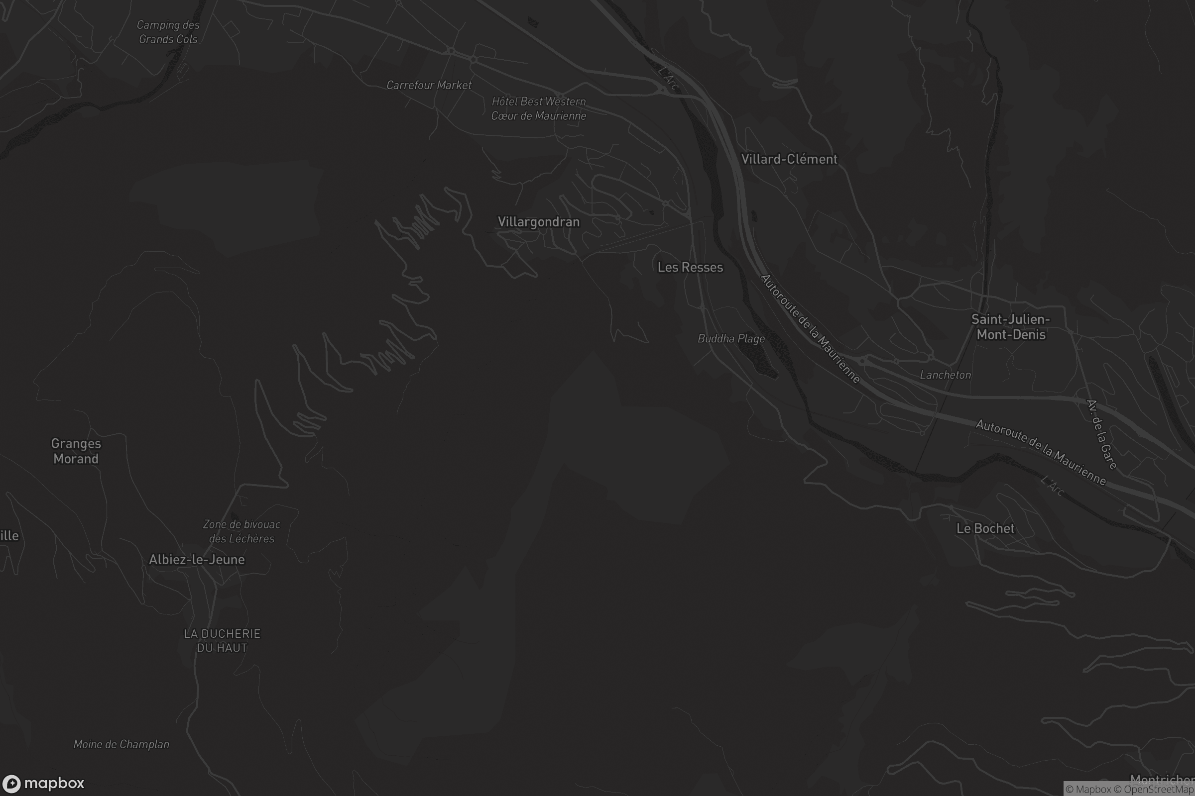 Carte de Villargondran