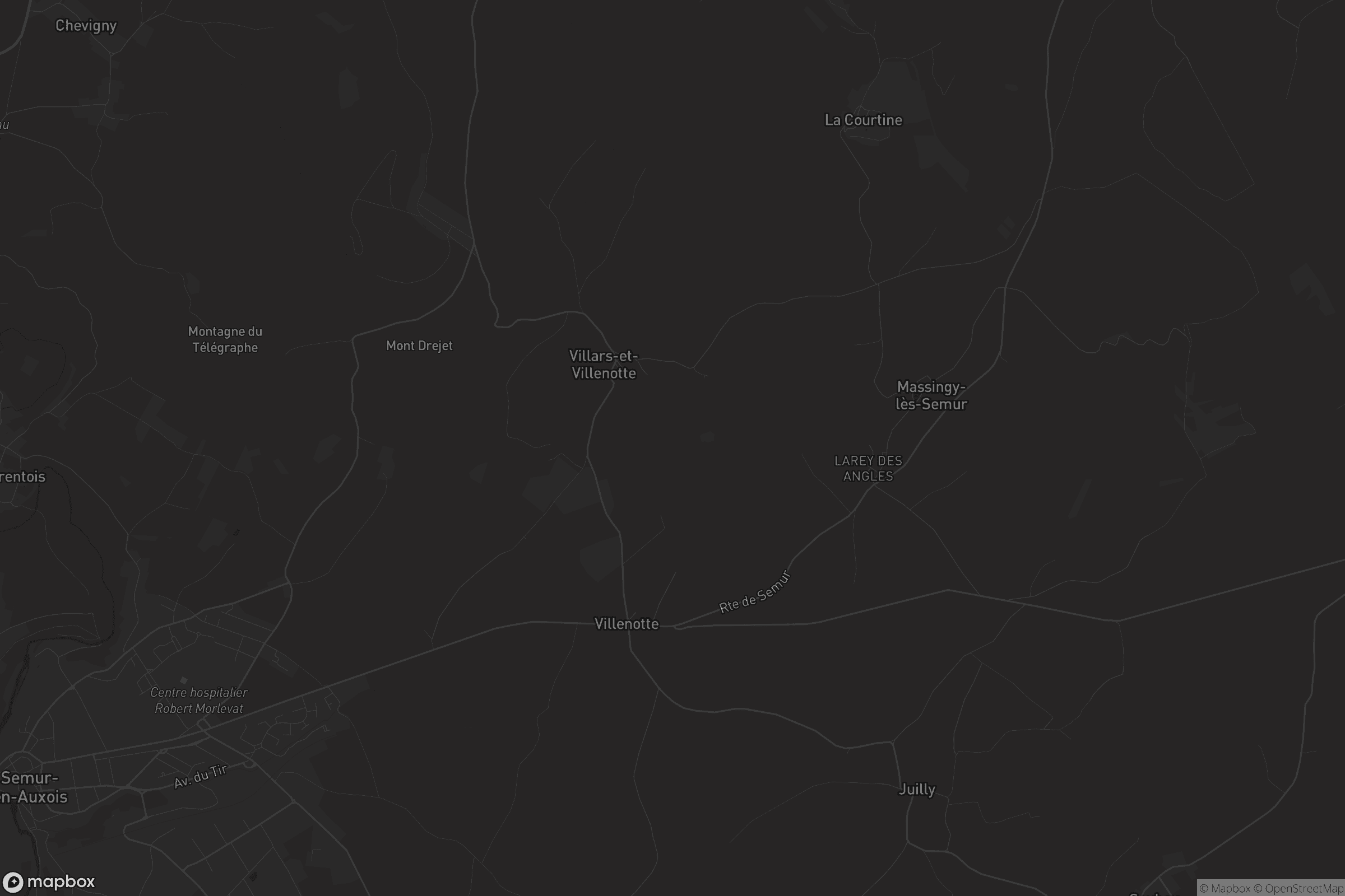 Carte de Villars-et-Villenotte