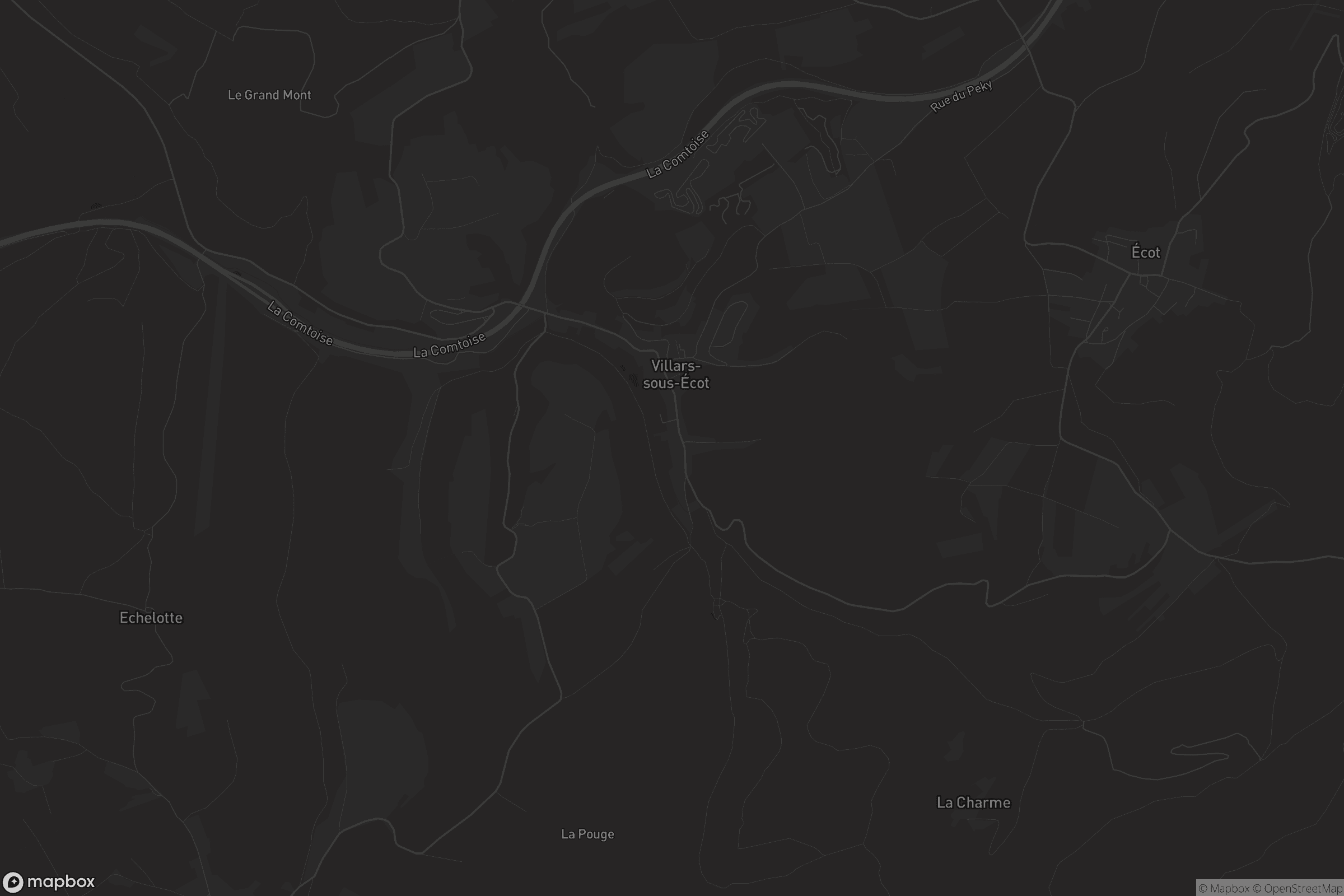 Carte de Villars-sous-Écot