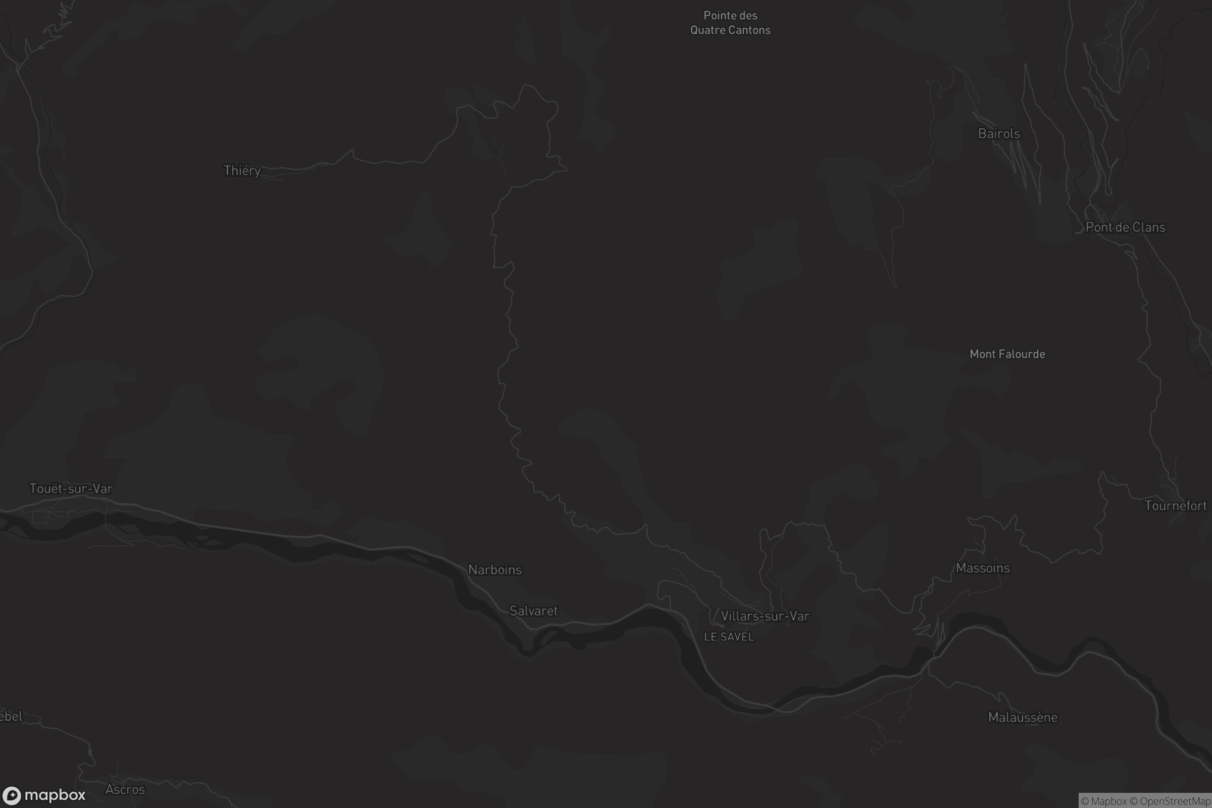 Carte de Villars-sur-Var