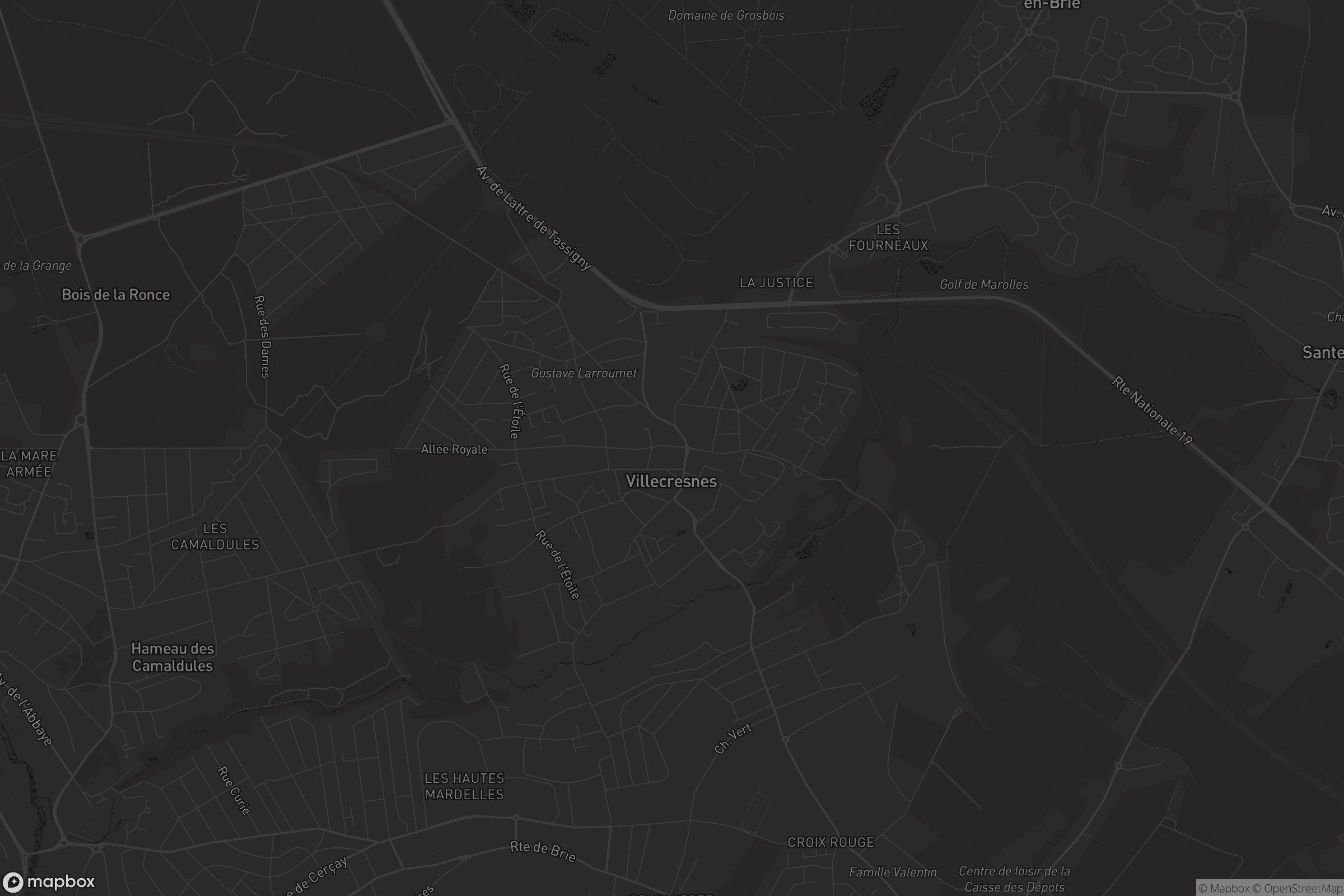 Carte de Villecresnes