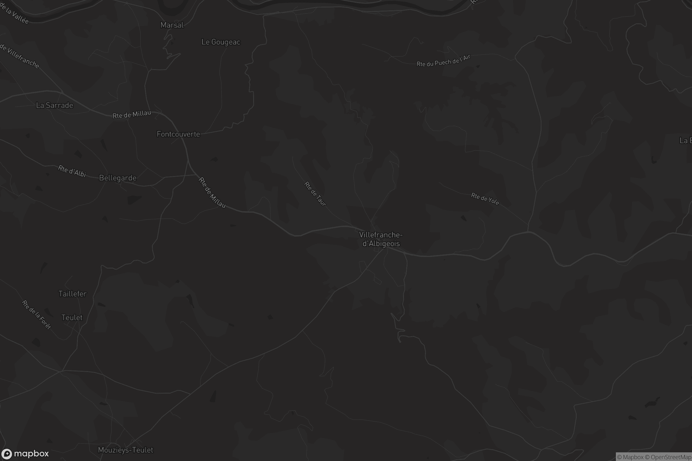 Carte de Villefranche-d'Albigeois