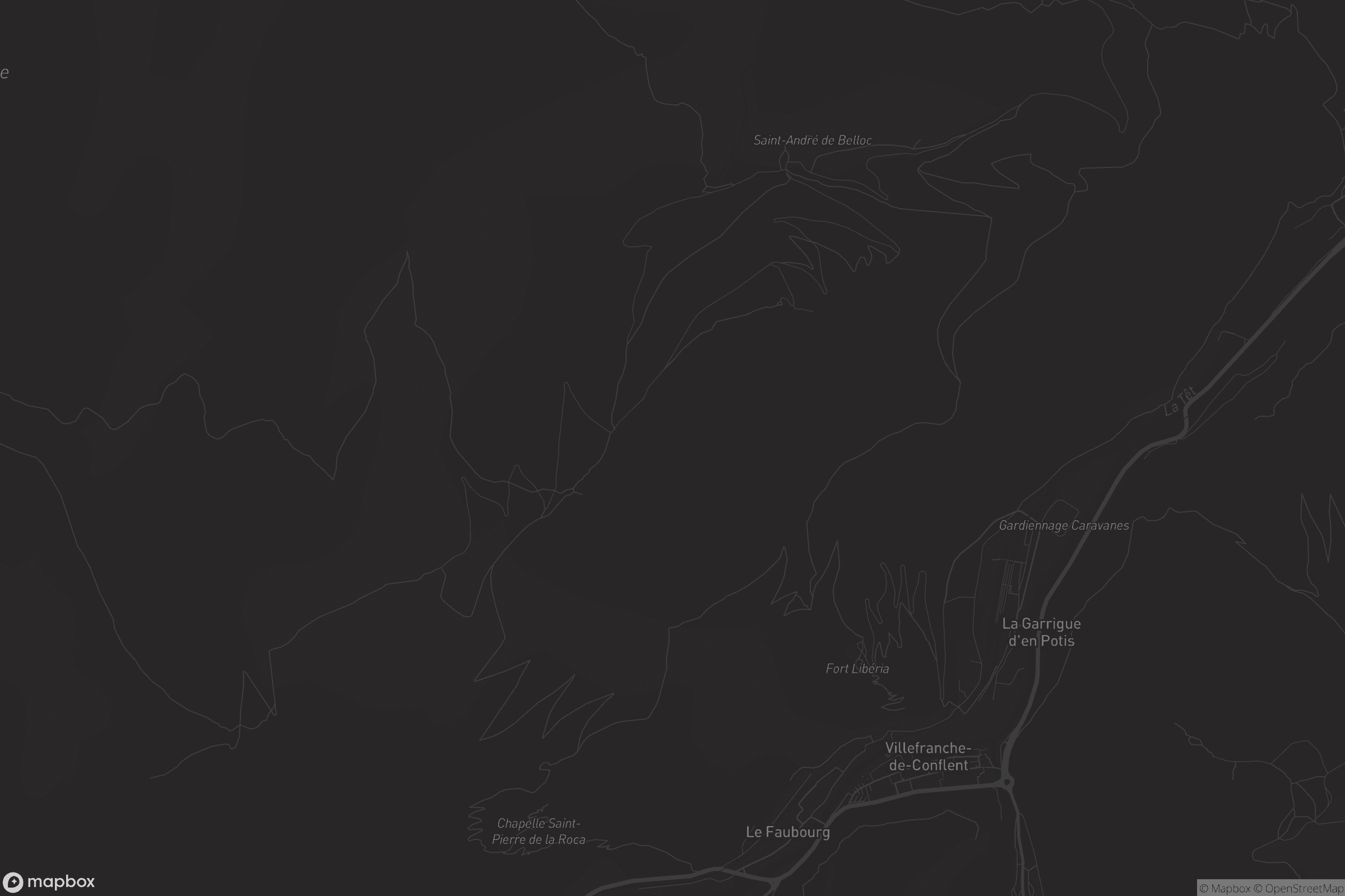 Carte de Villefranche-de-Conflent