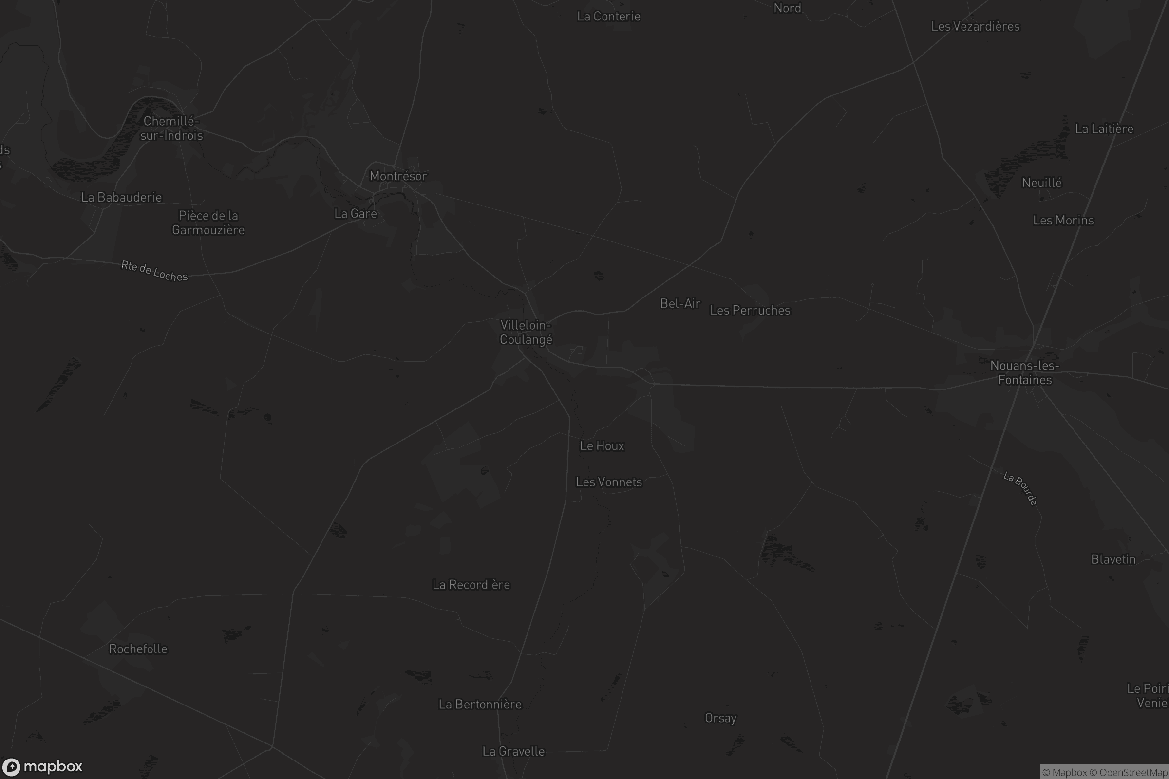 Carte de Villeloin-Coulangé