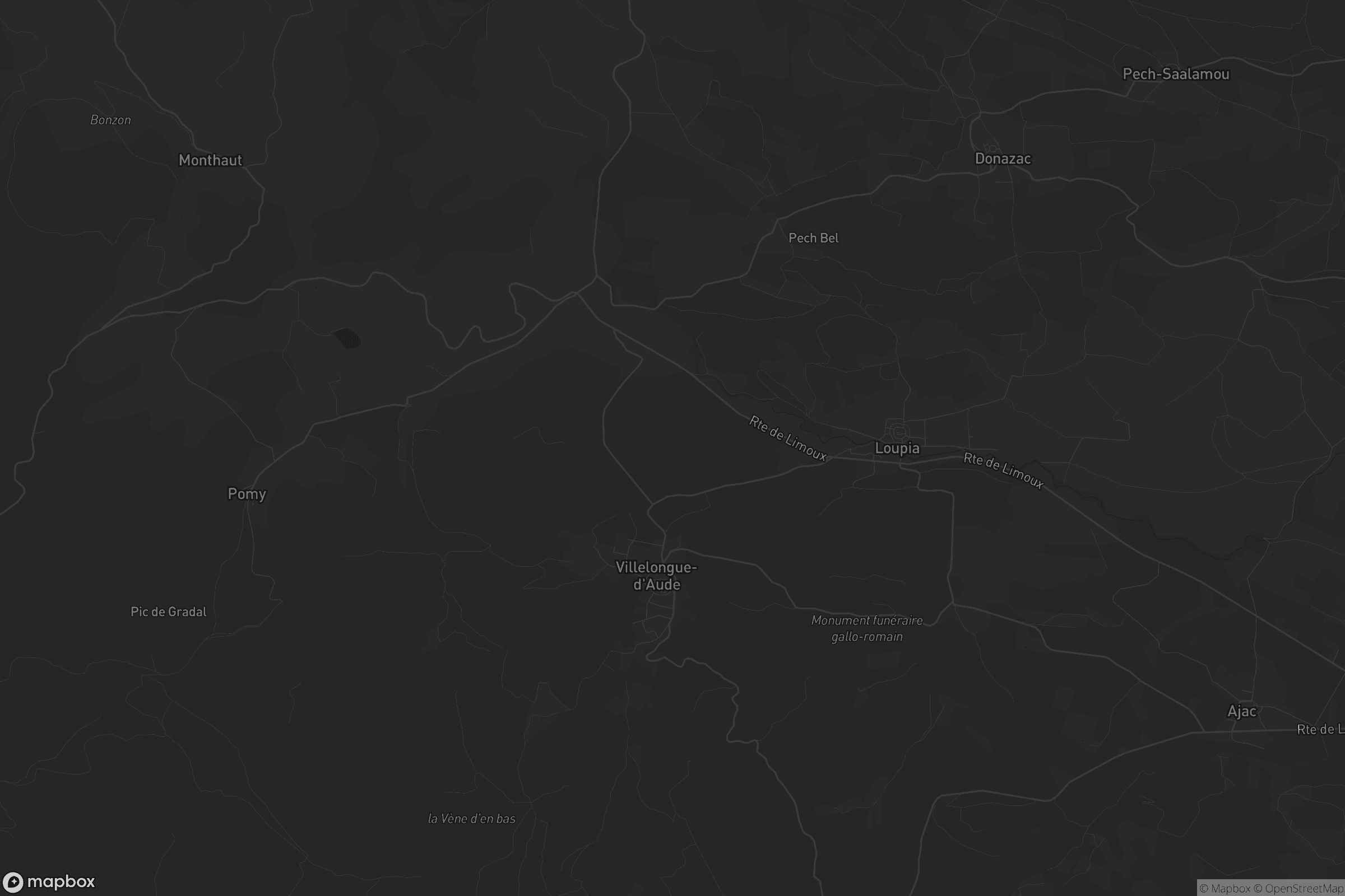 Carte de Villelongue-d'Aude