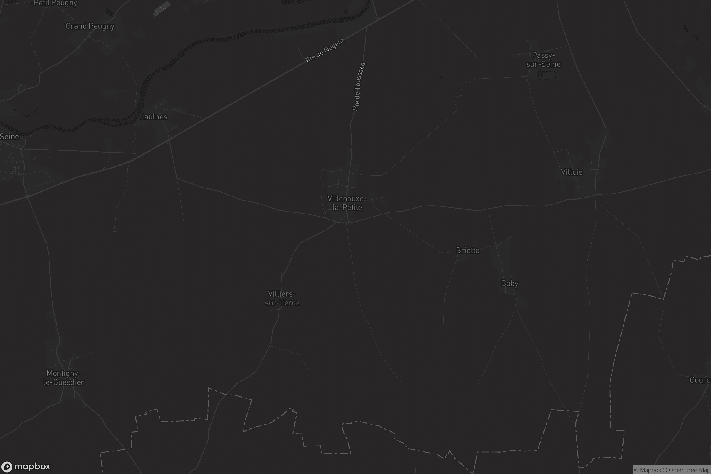 Carte de Villenauxe-la-Petite