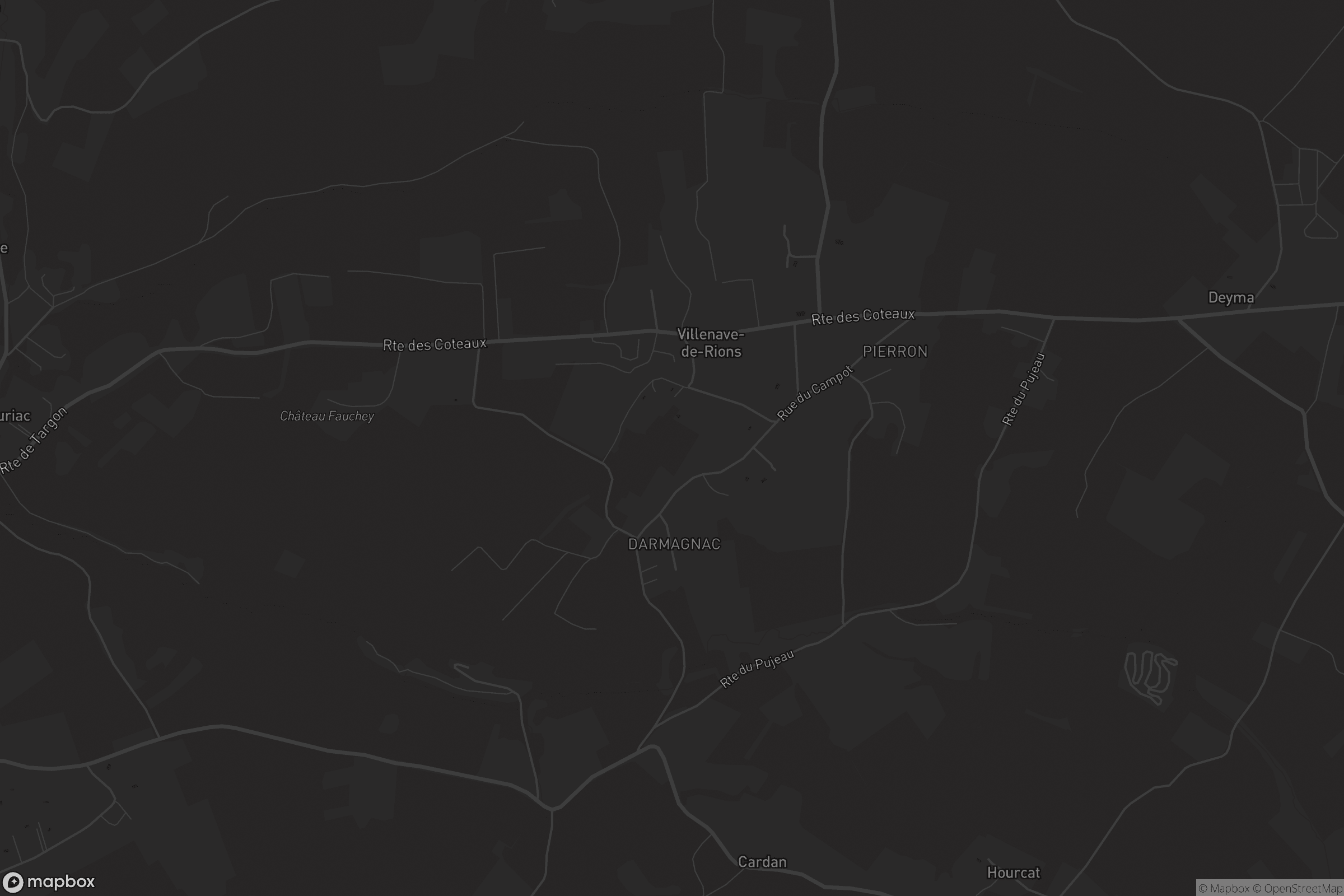 Carte de Villenave-de-Rions