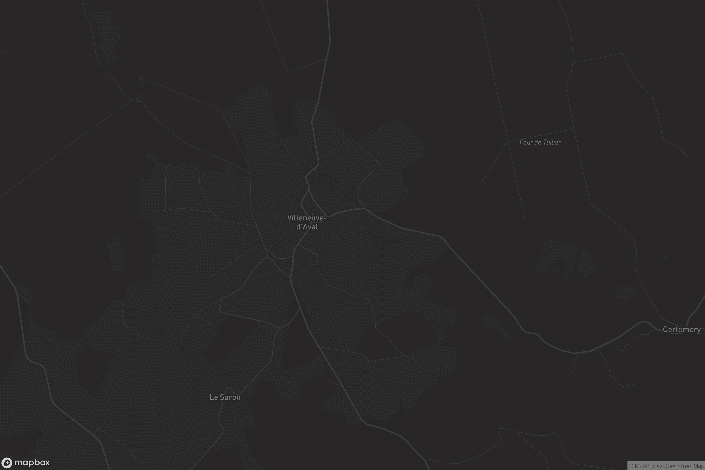 Carte de Villeneuve-d'Aval