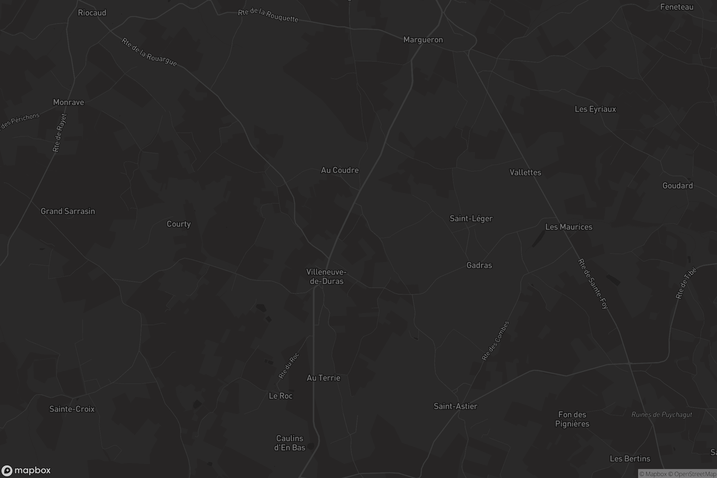 Carte de Villeneuve-de-Duras