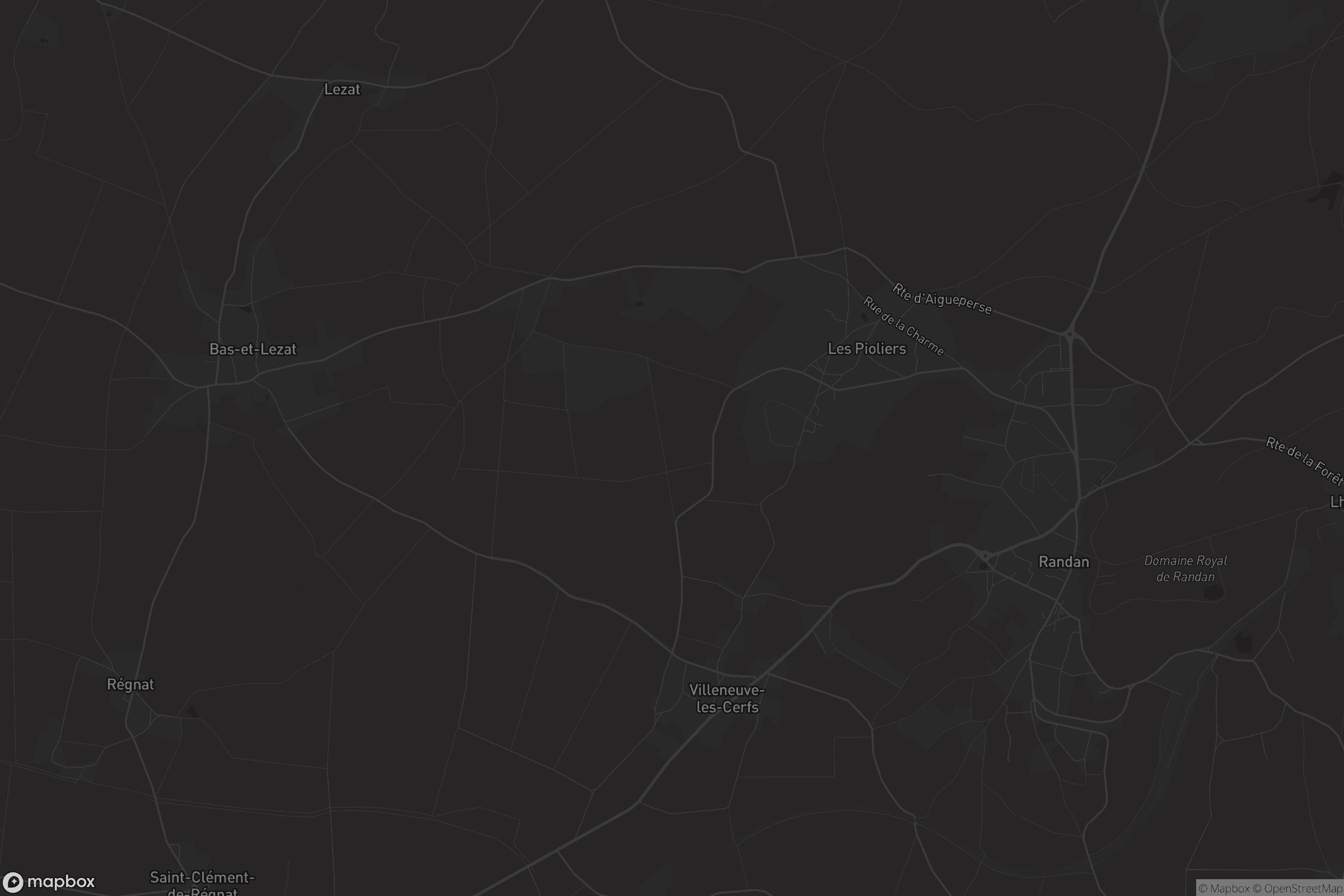 Carte de Villeneuve-les-Cerfs