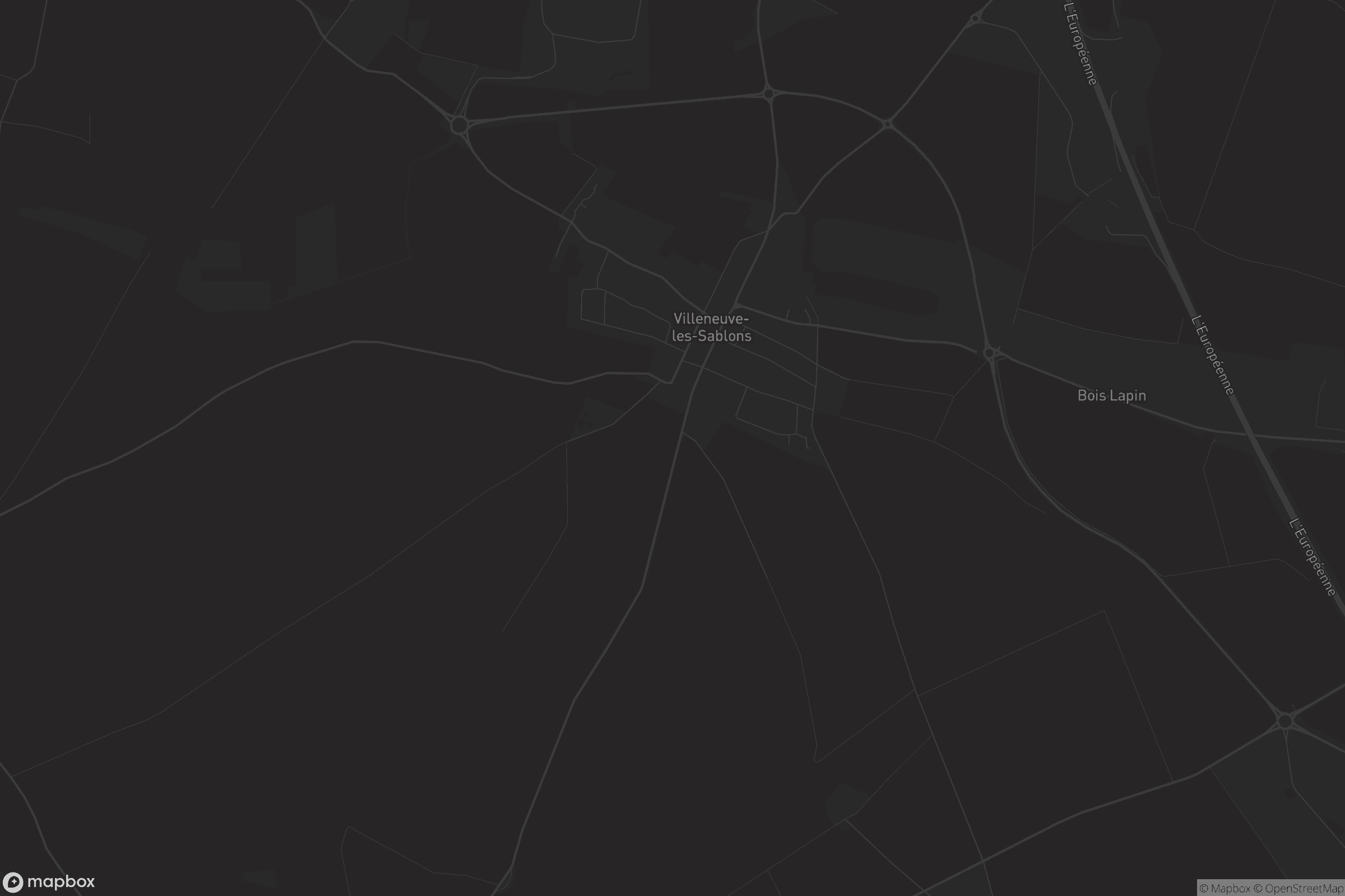 Carte de Villeneuve-les-Sablons