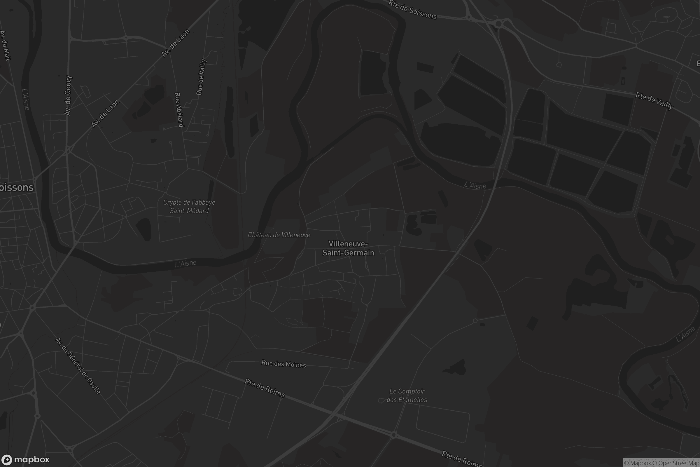 Carte de Villeneuve-Saint-Germain