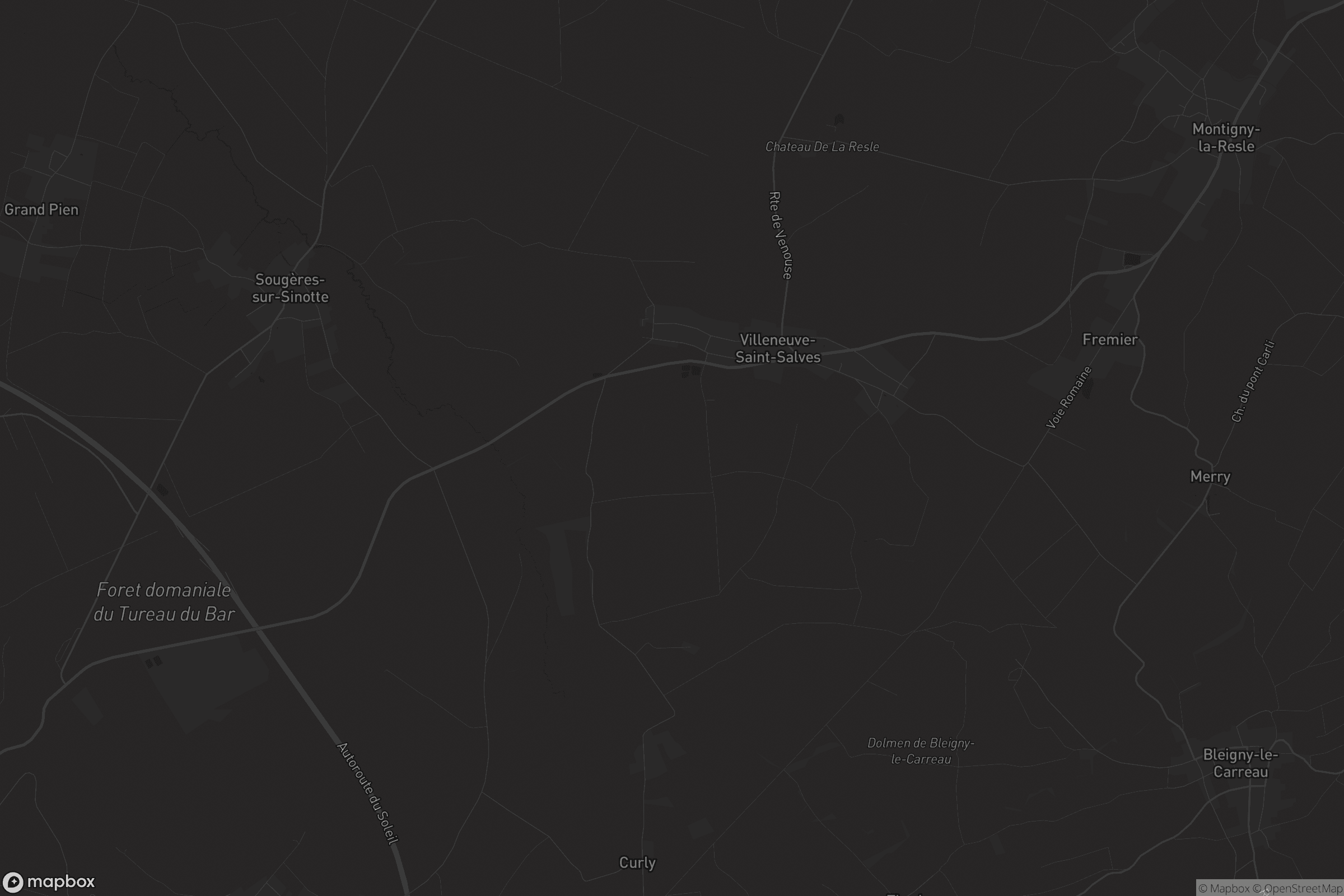 Carte de Villeneuve-Saint-Salves