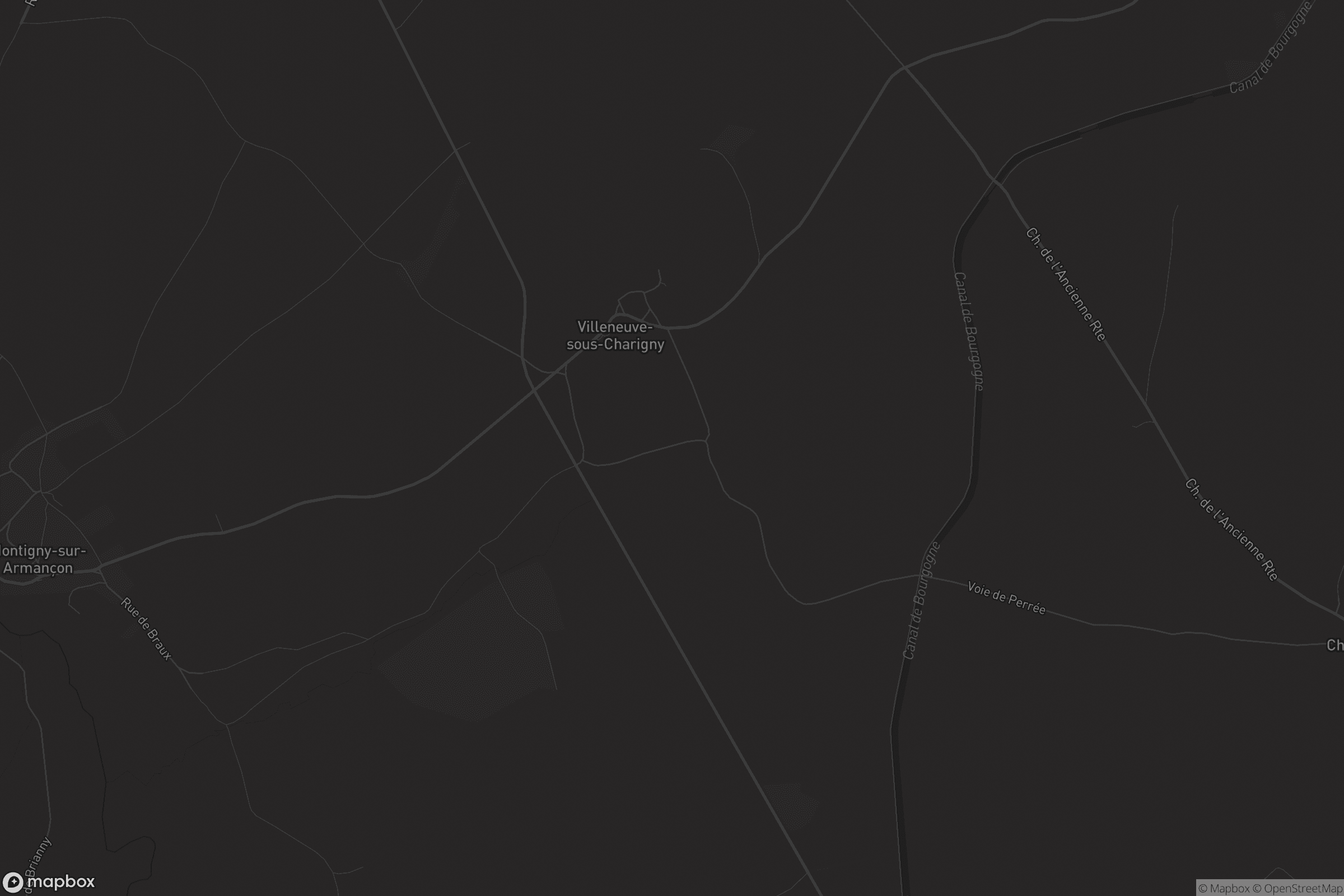 Carte de Villeneuve-sous-Charigny