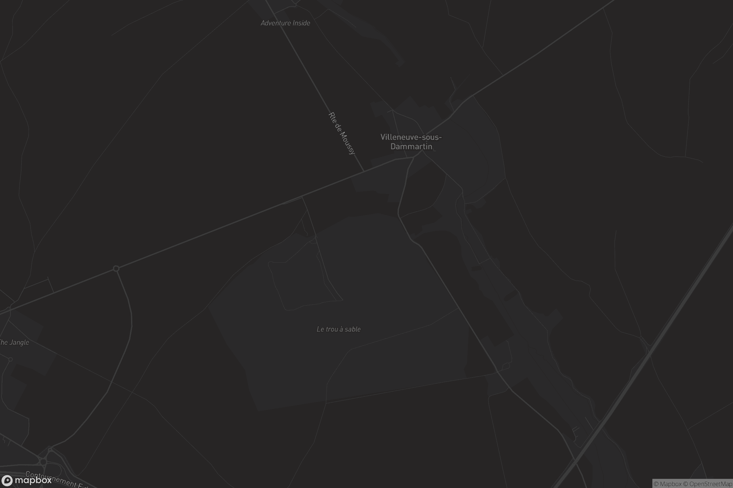 Carte de Villeneuve-sous-Dammartin