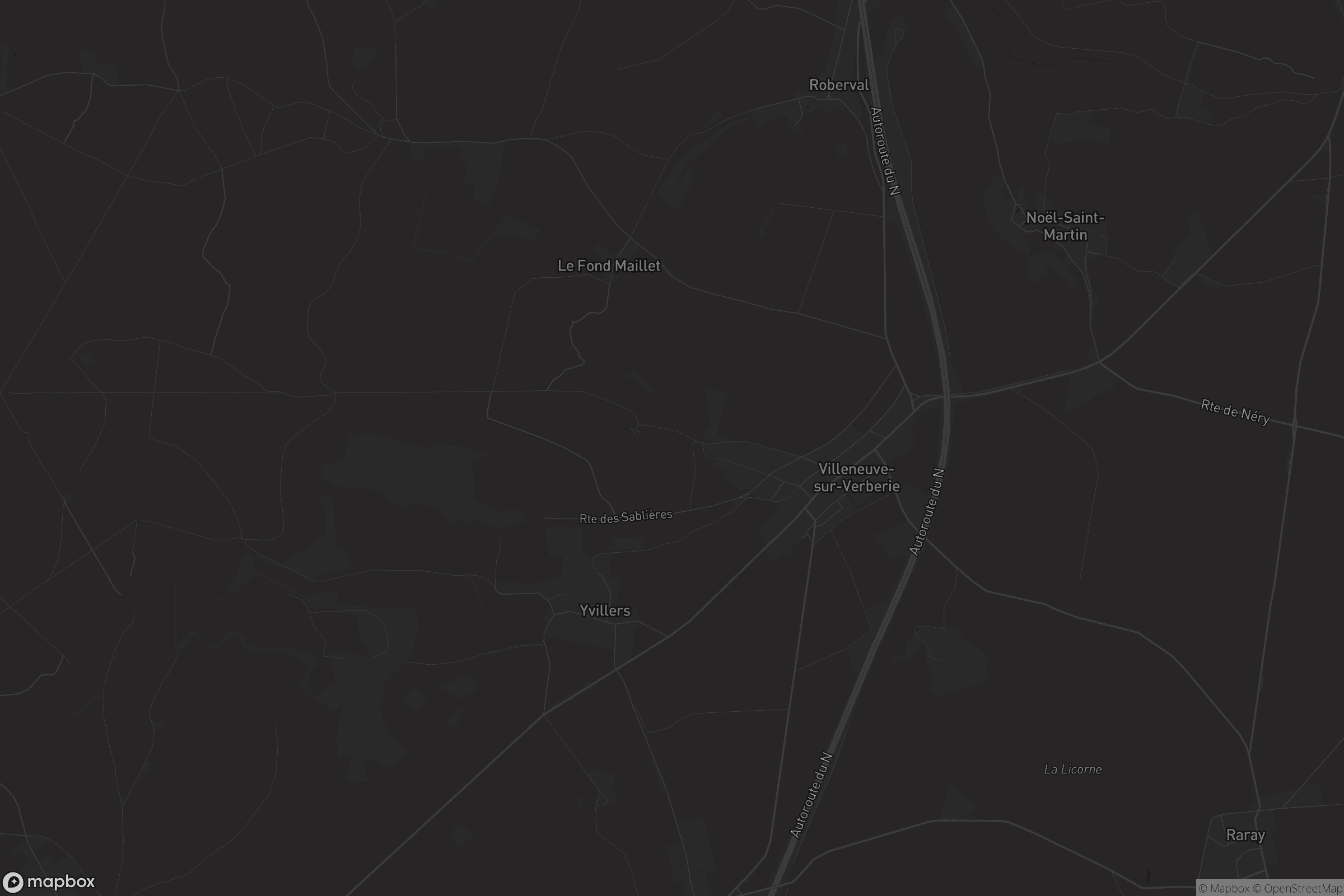 Carte de Villeneuve-sur-Verberie