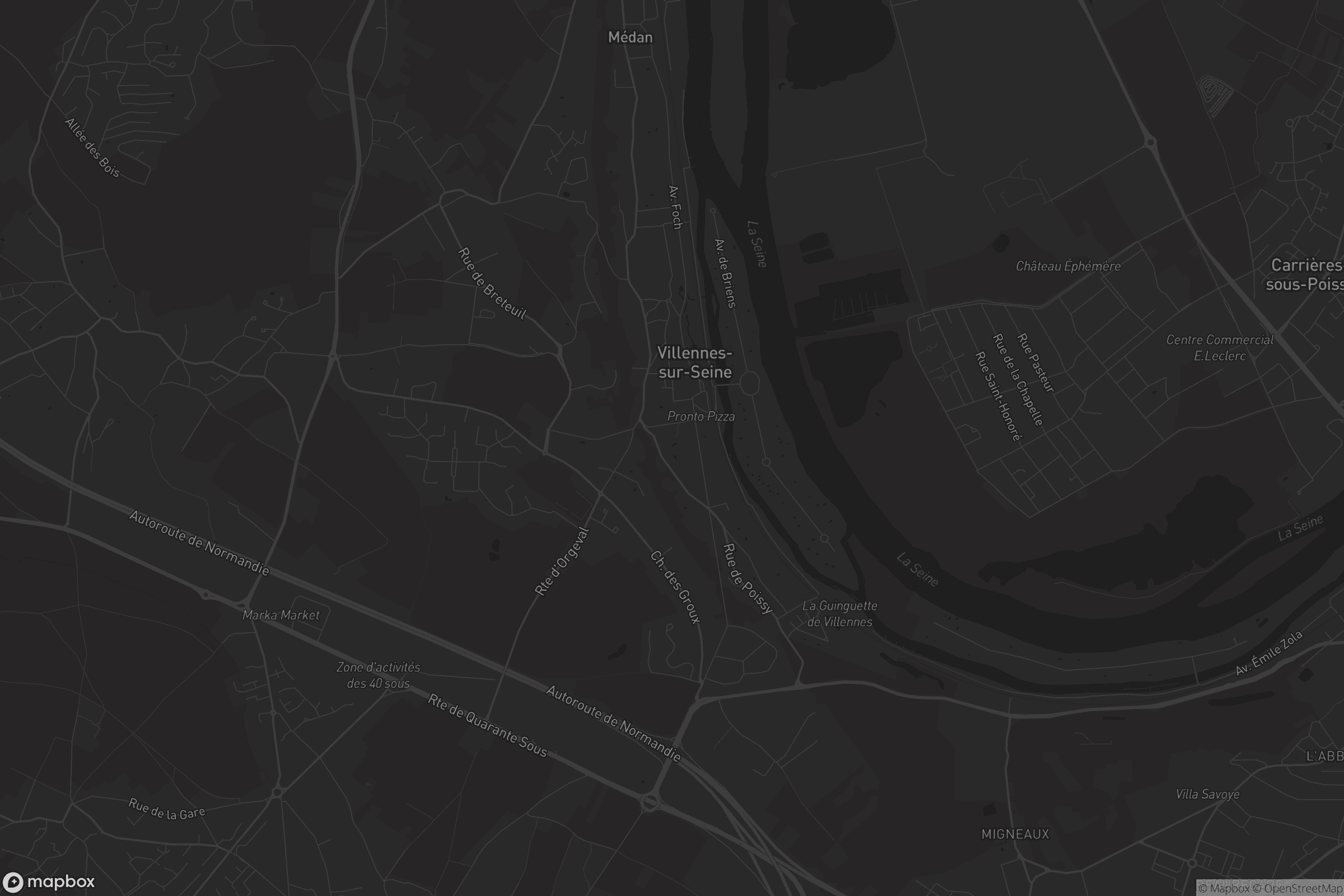 Carte de Villennes-sur-Seine