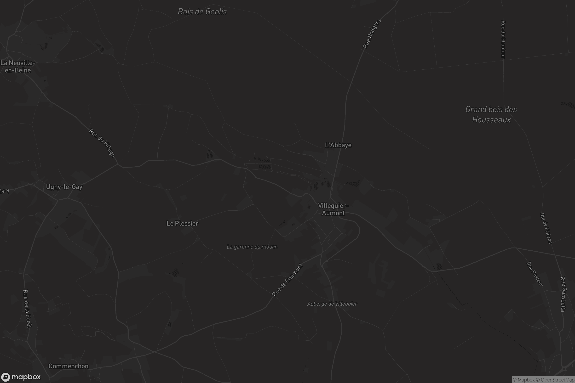 Carte de Villequier-Aumont