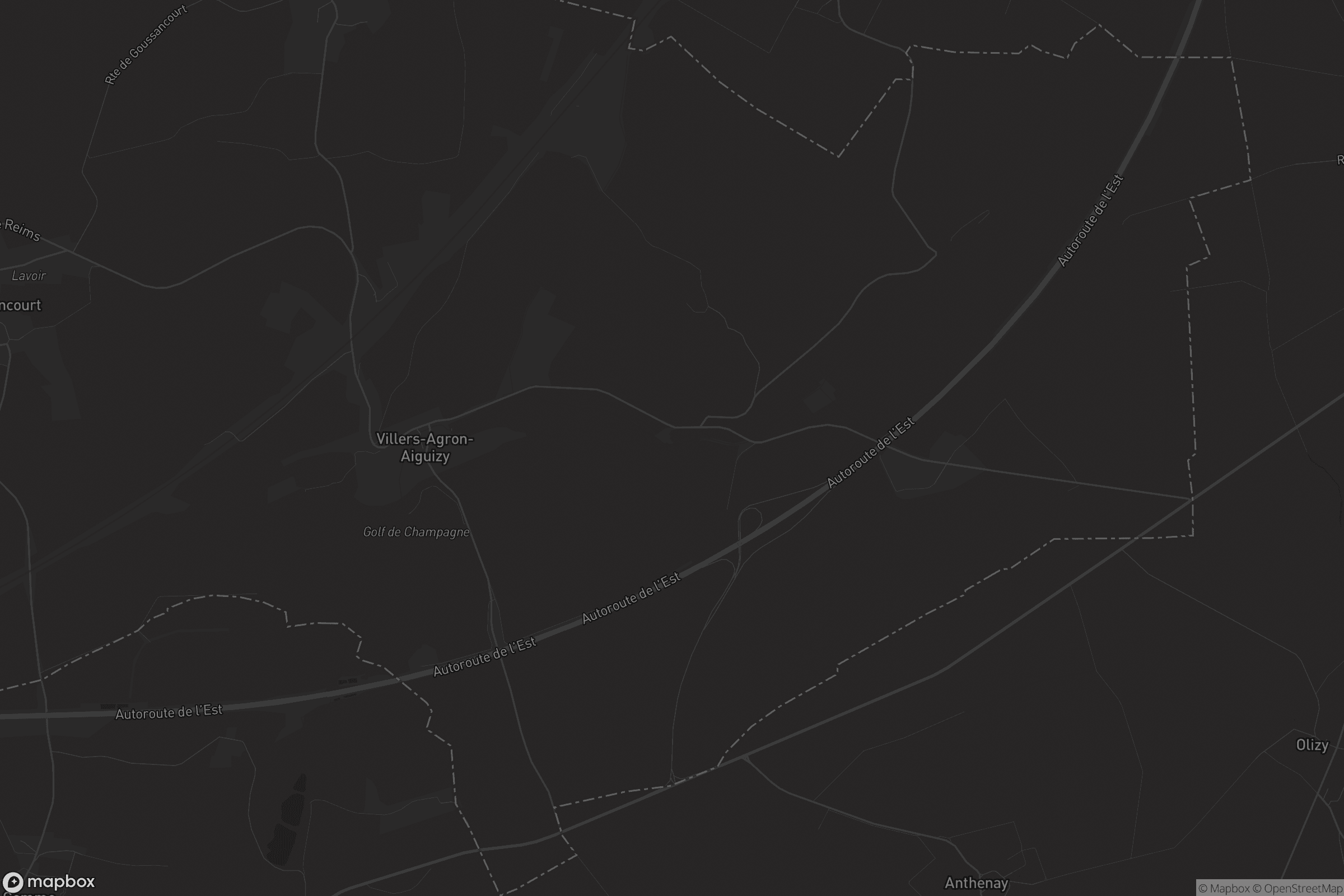 Carte de Villers-Agron-Aiguizy