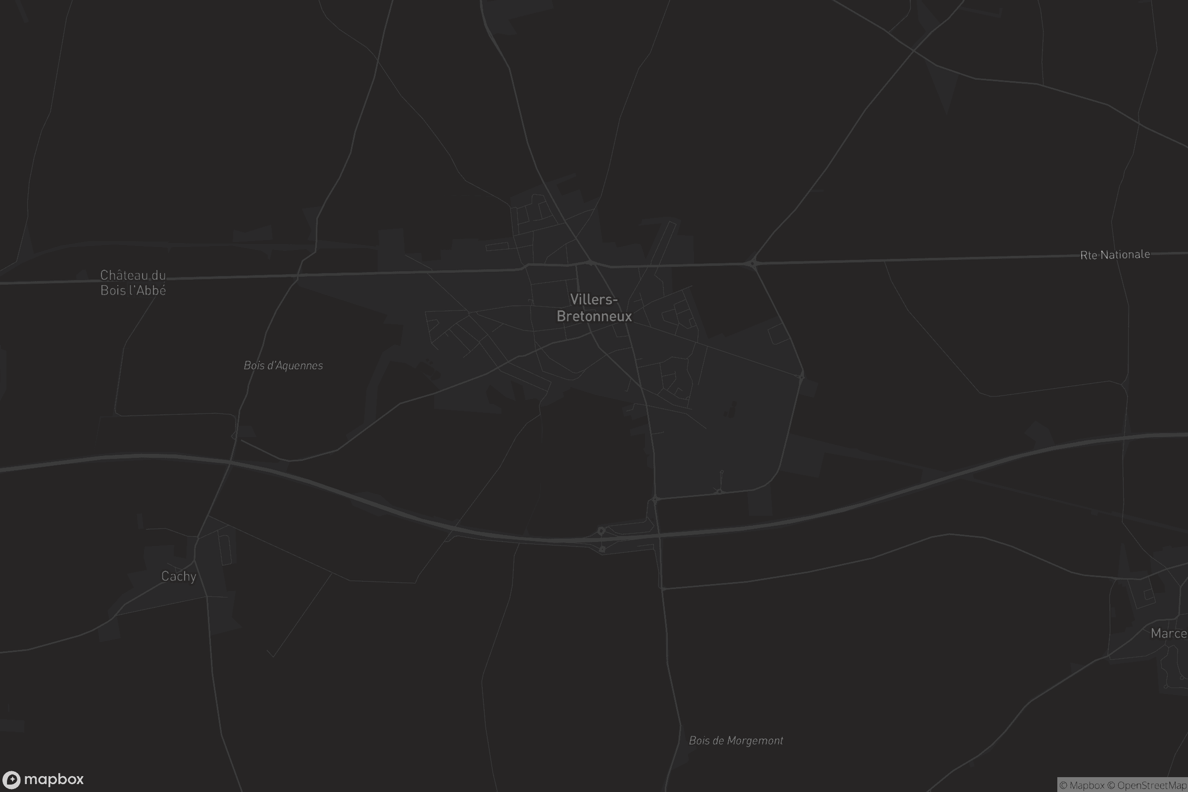 Carte de Villers-Bretonneux