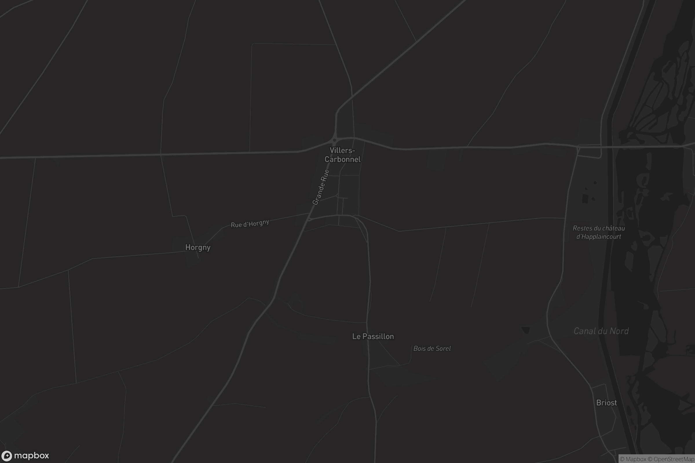 Carte de Villers-Carbonnel