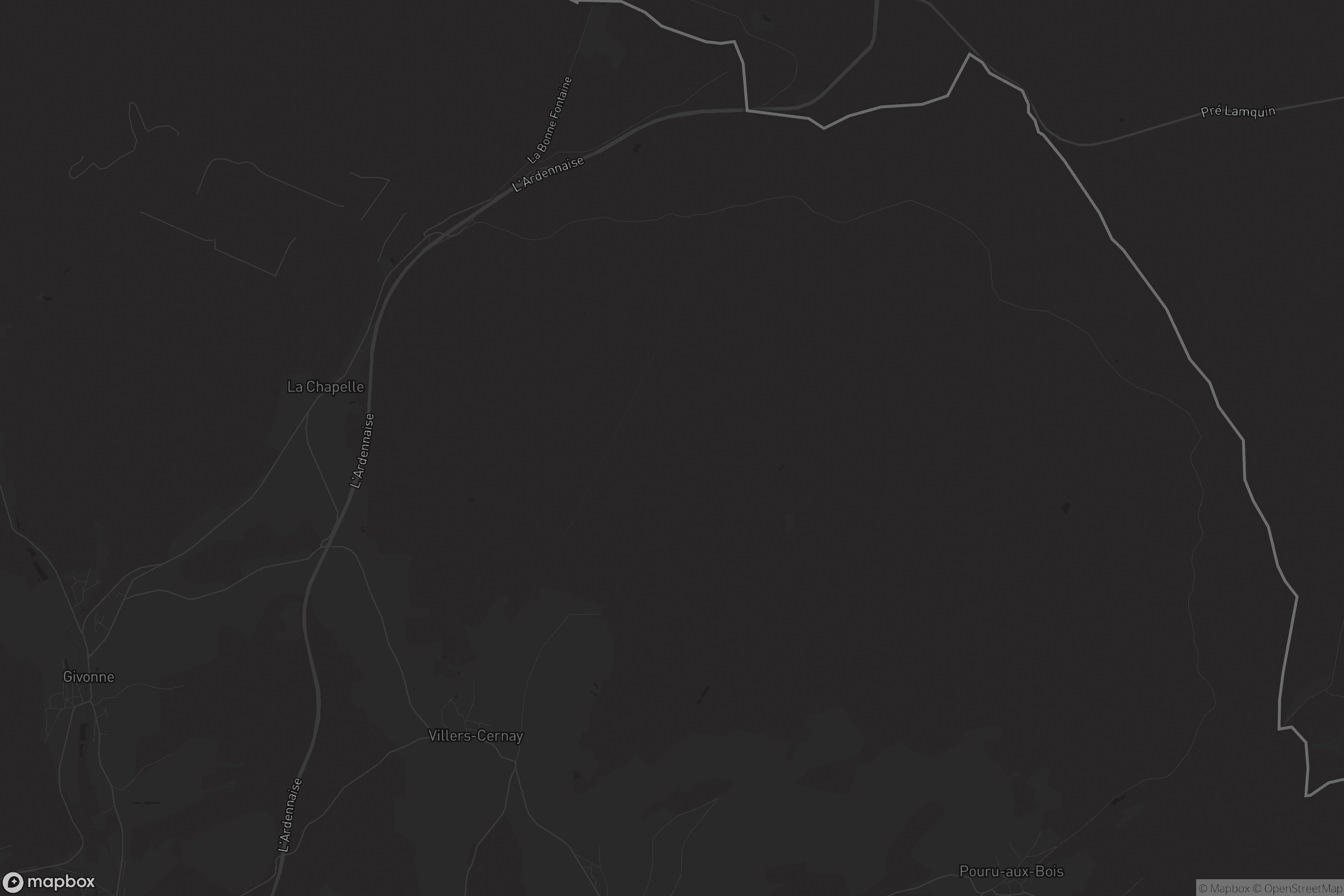 Carte de Villers-Cernay